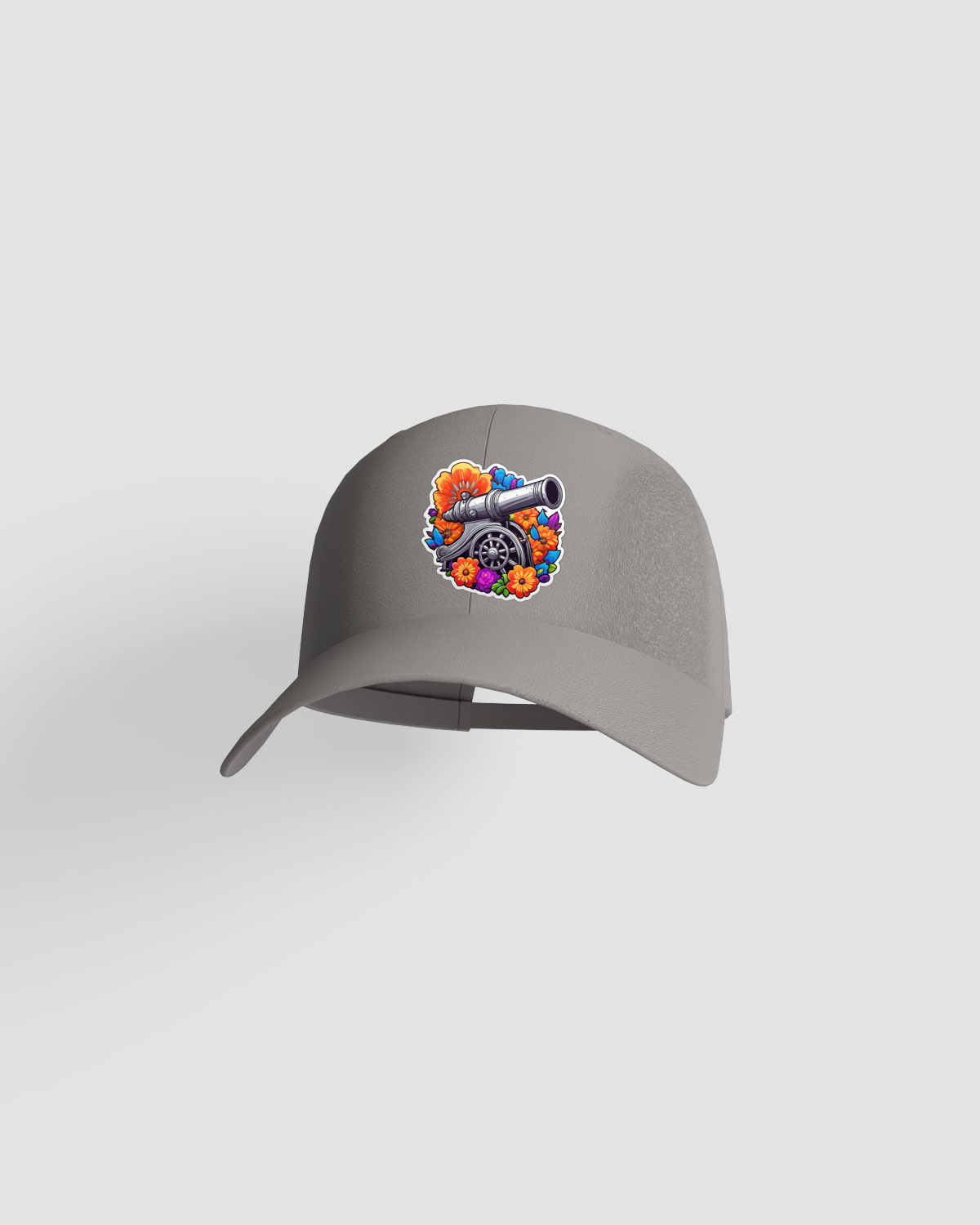 Blackbird-Art Cappellino personalizzabile 100% cotone Grigioproduct image