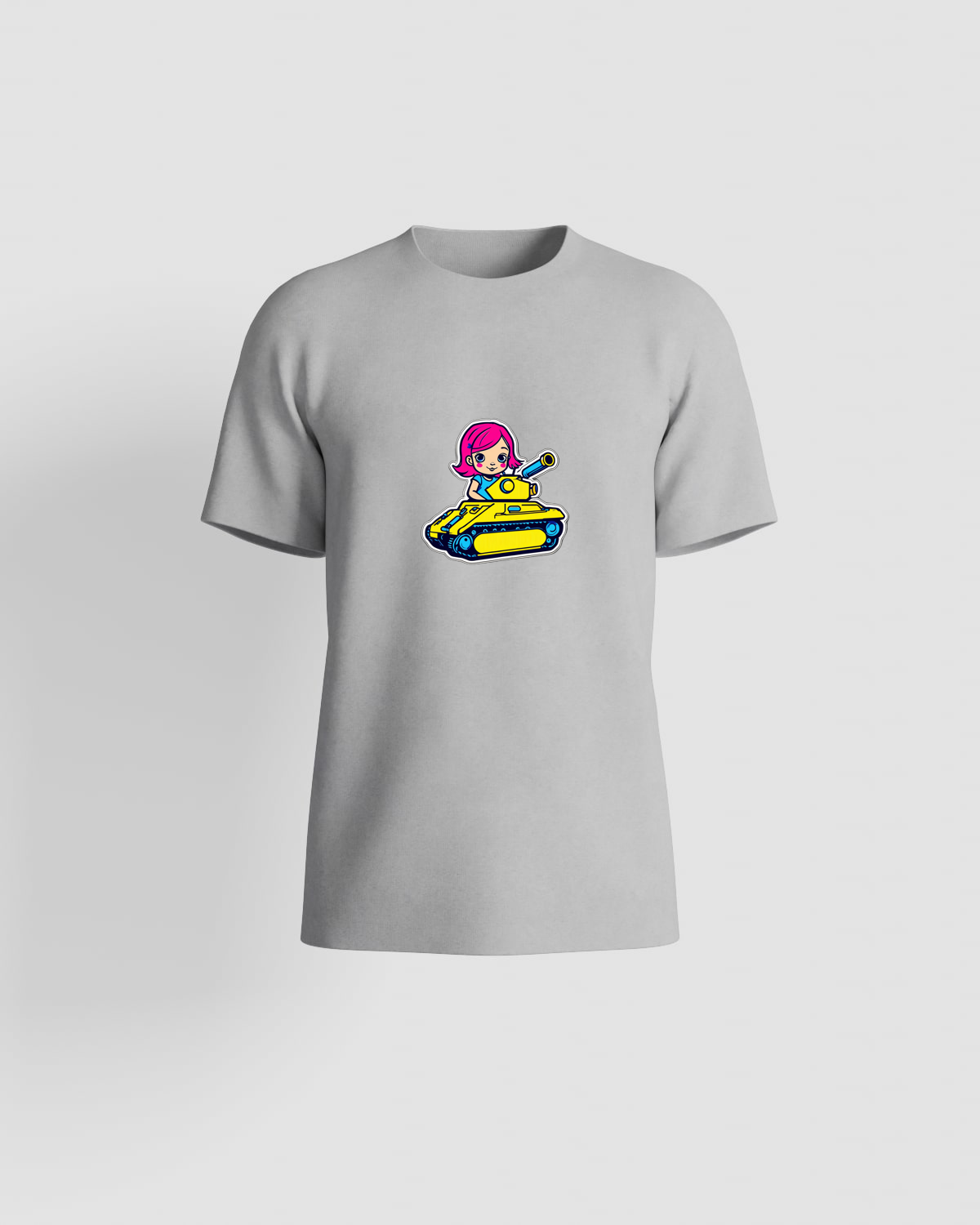 Blackbird-Art T-shirt personalizzabile 100% Cotone Unisex Grigioproduct image