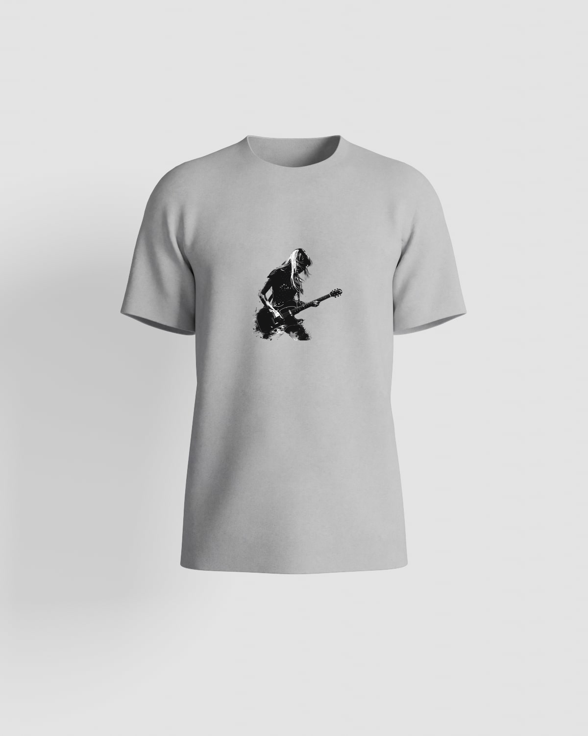 Blackbird-Art T-shirt personalizzabile 100% Cotone Unisex Grigioproduct image