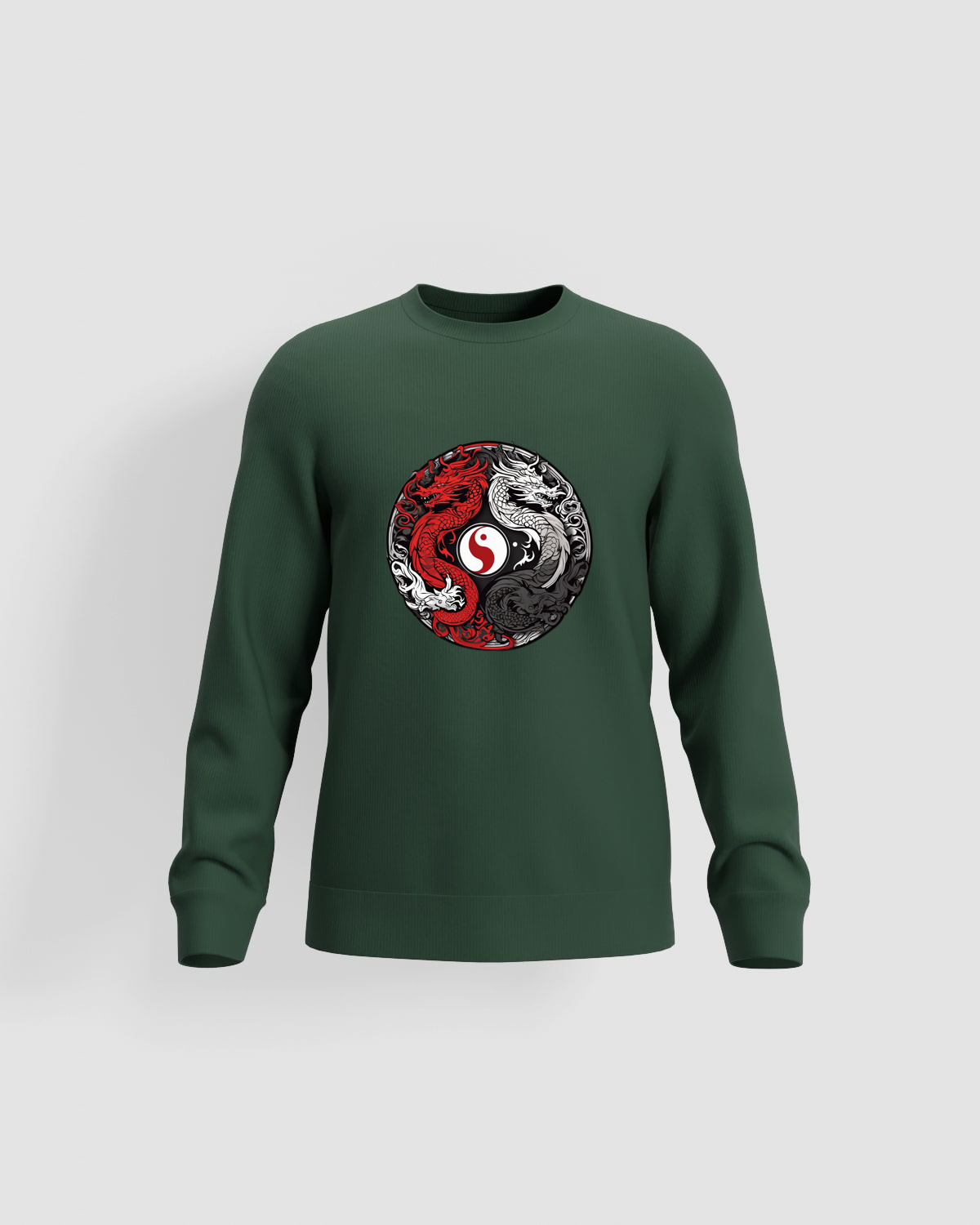 Blackbird-Art Felpa personalizzabile 80% cotone Verdeproduct image