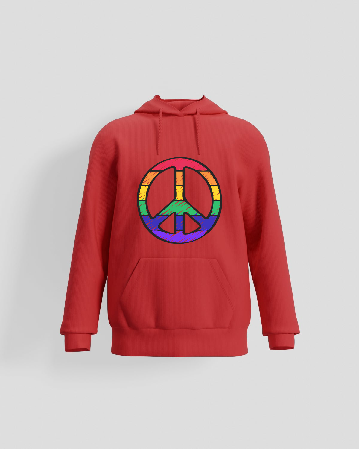 Blackbird-Art Felpa personalizzabile 80% cotone Rossoproduct image