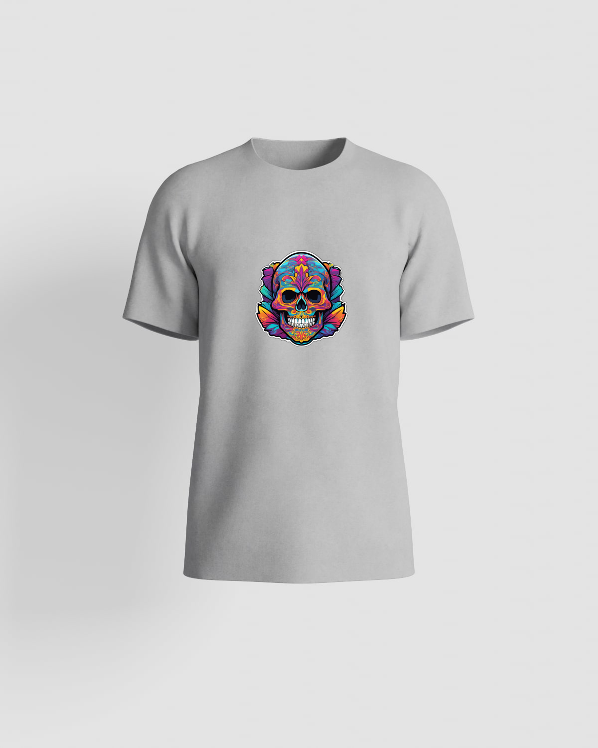 Blackbird-Art T-shirt personalizzabile 100% Cotone Unisex Grigioproduct image