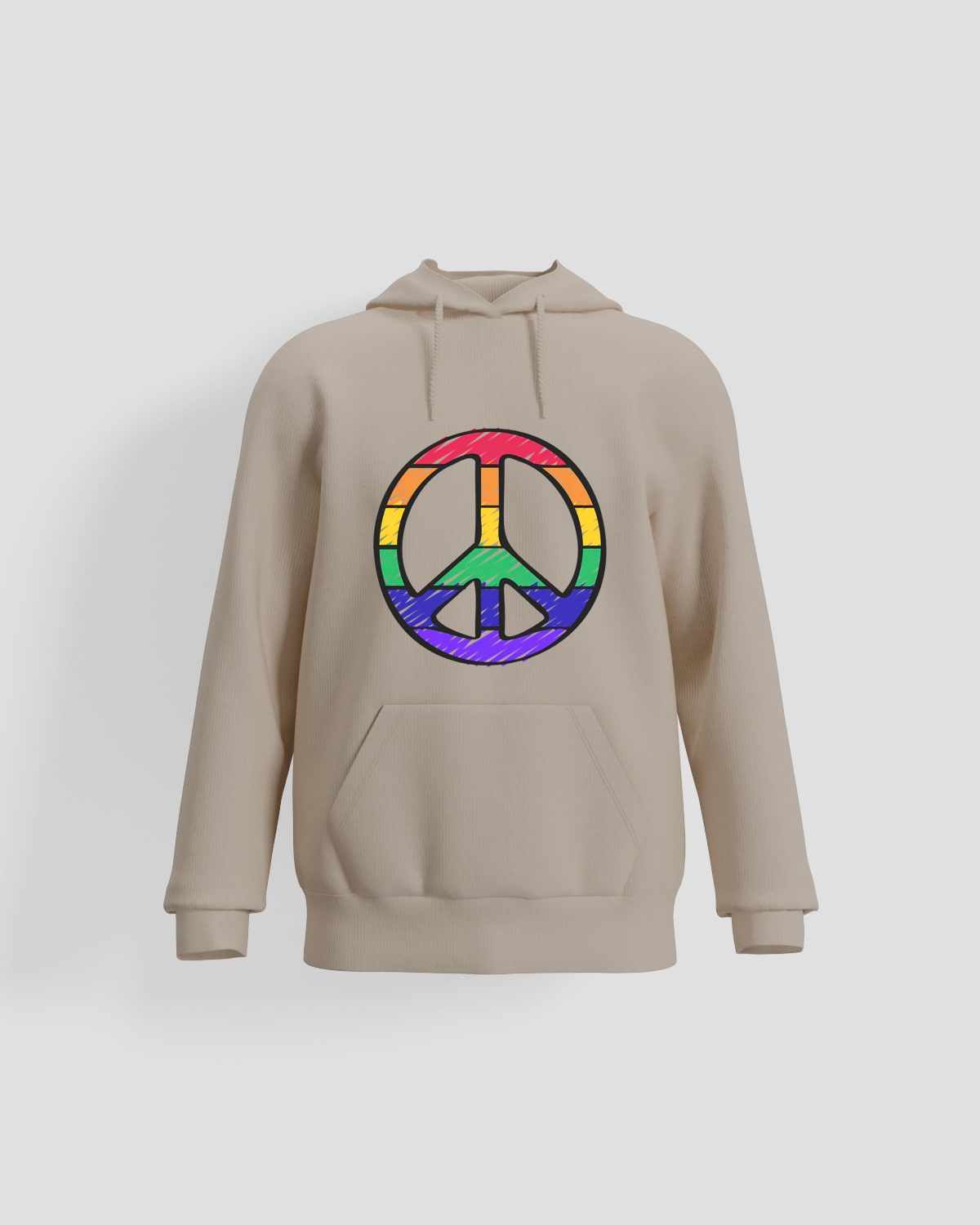 Blackbird-Art Felpa personalizzabile 80% cotone Beigeproduct image