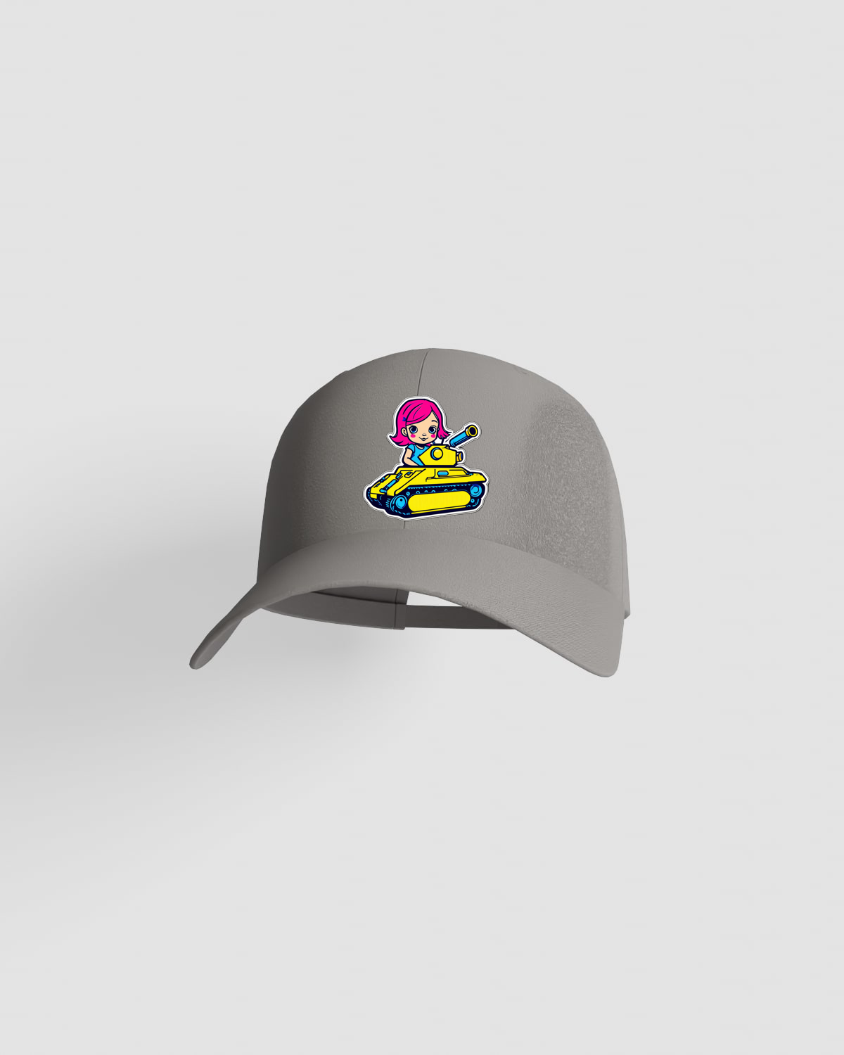 Blackbird-Art Cappellino personalizzabile 100% cotone Grigioproduct image