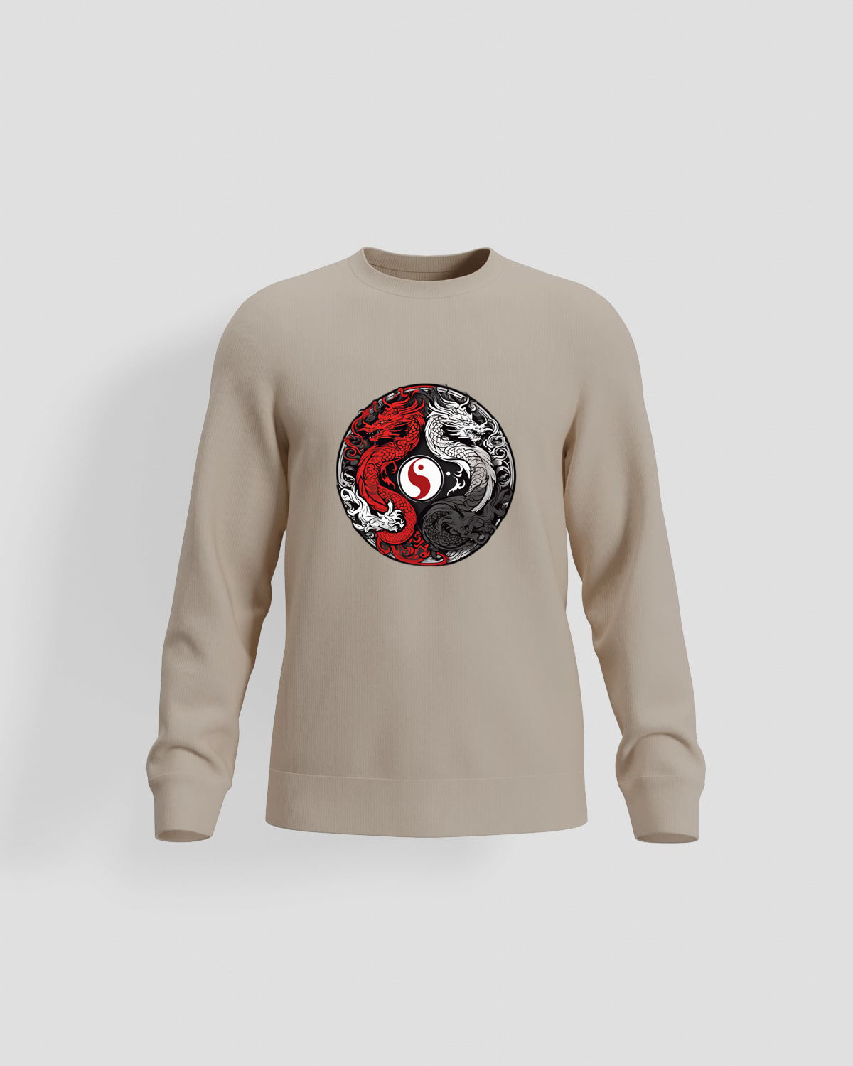 Blackbird-Art Felpa personalizzabile 80% cotone Beigeproduct image