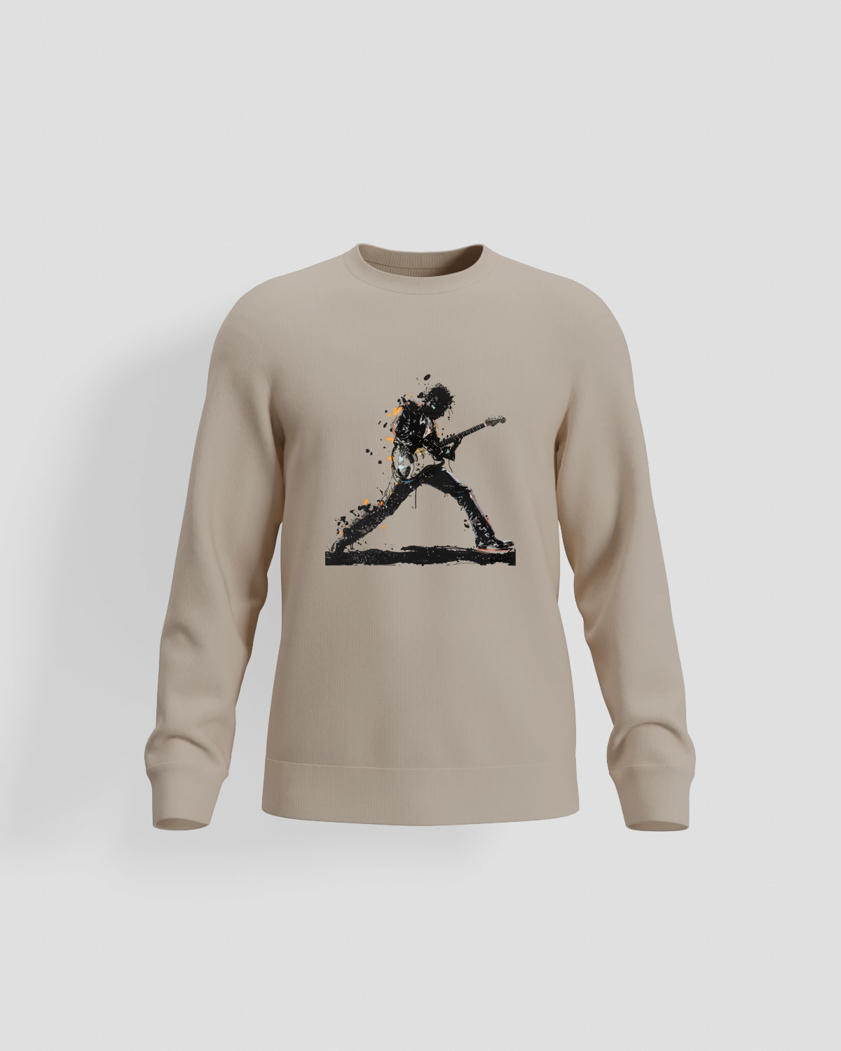 Blackbird-Art Felpa personalizzabile 80% cotone Beigeproduct image