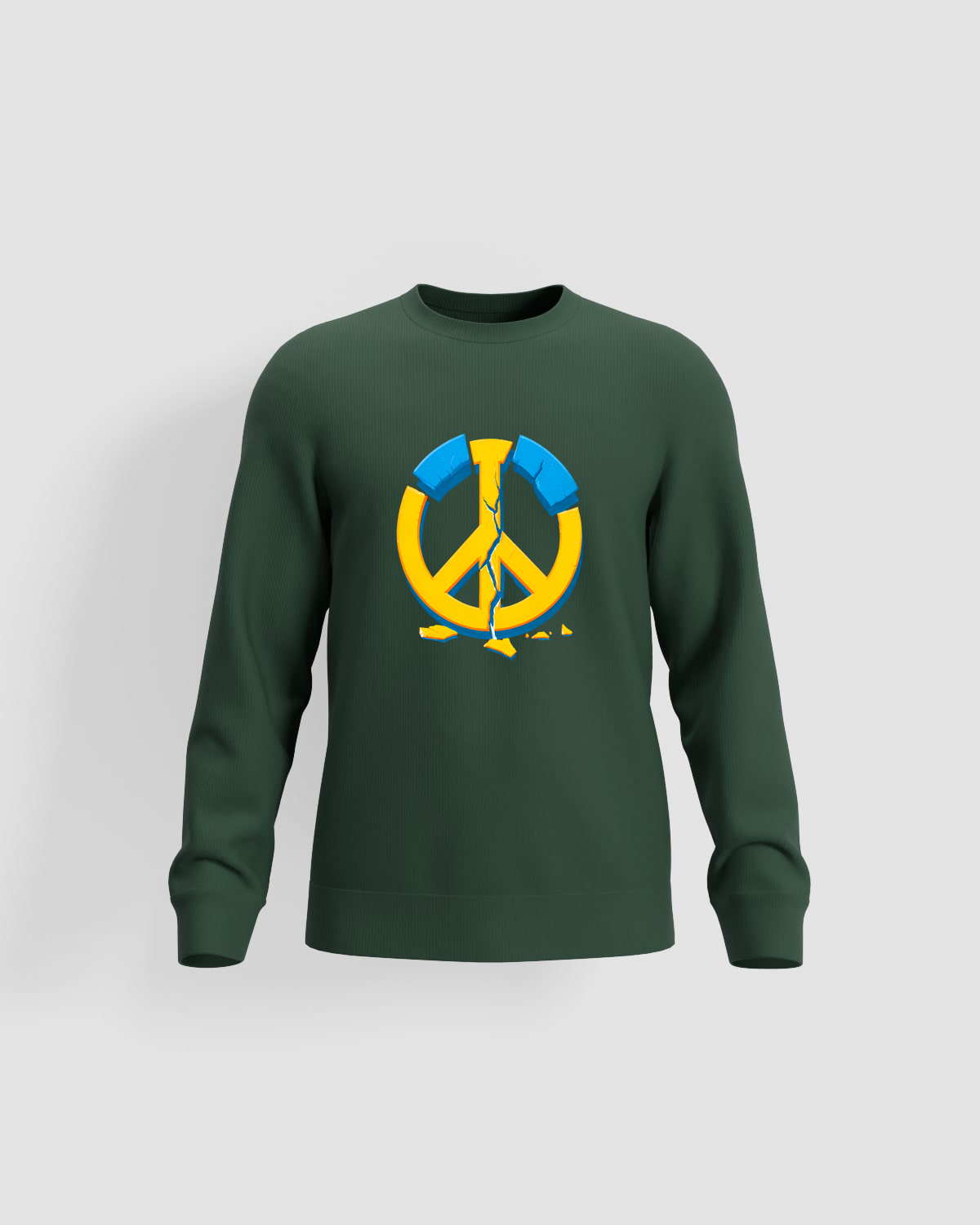 Blackbird-Art Felpa personalizzabile 80% cotone Verdeproduct image