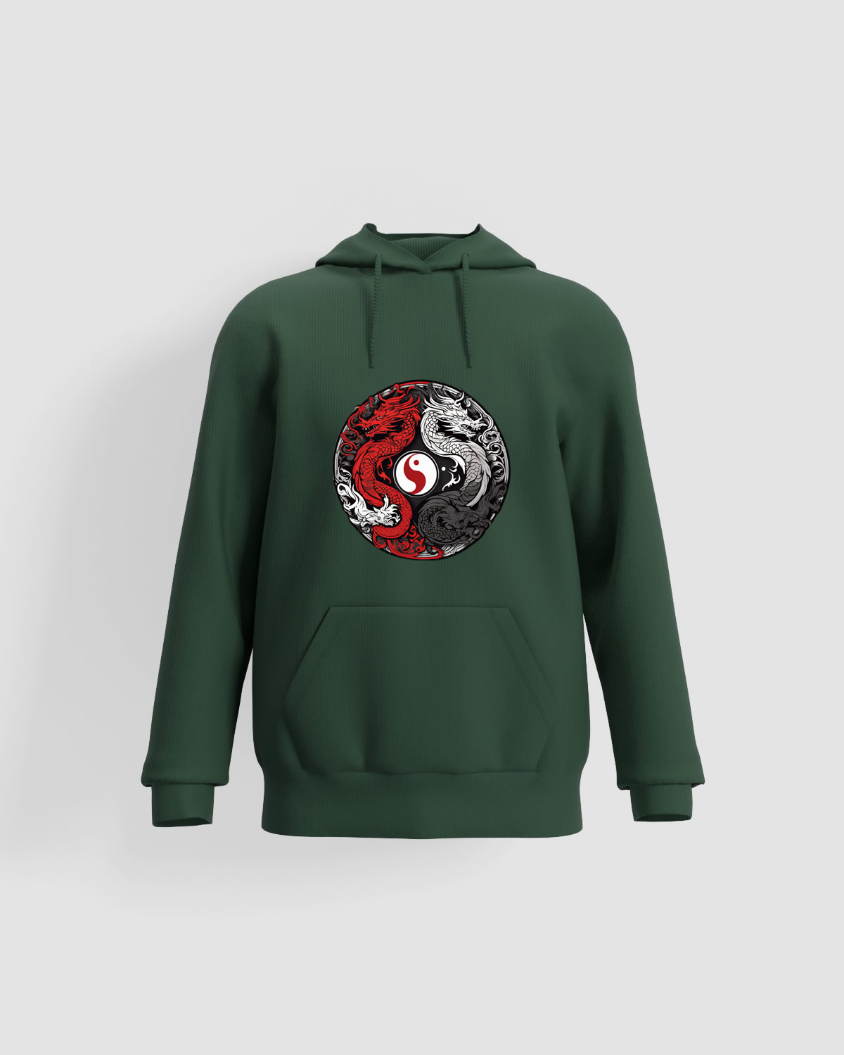 Blackbird-Art Felpa personalizzabile 80% cotone Verdeproduct image