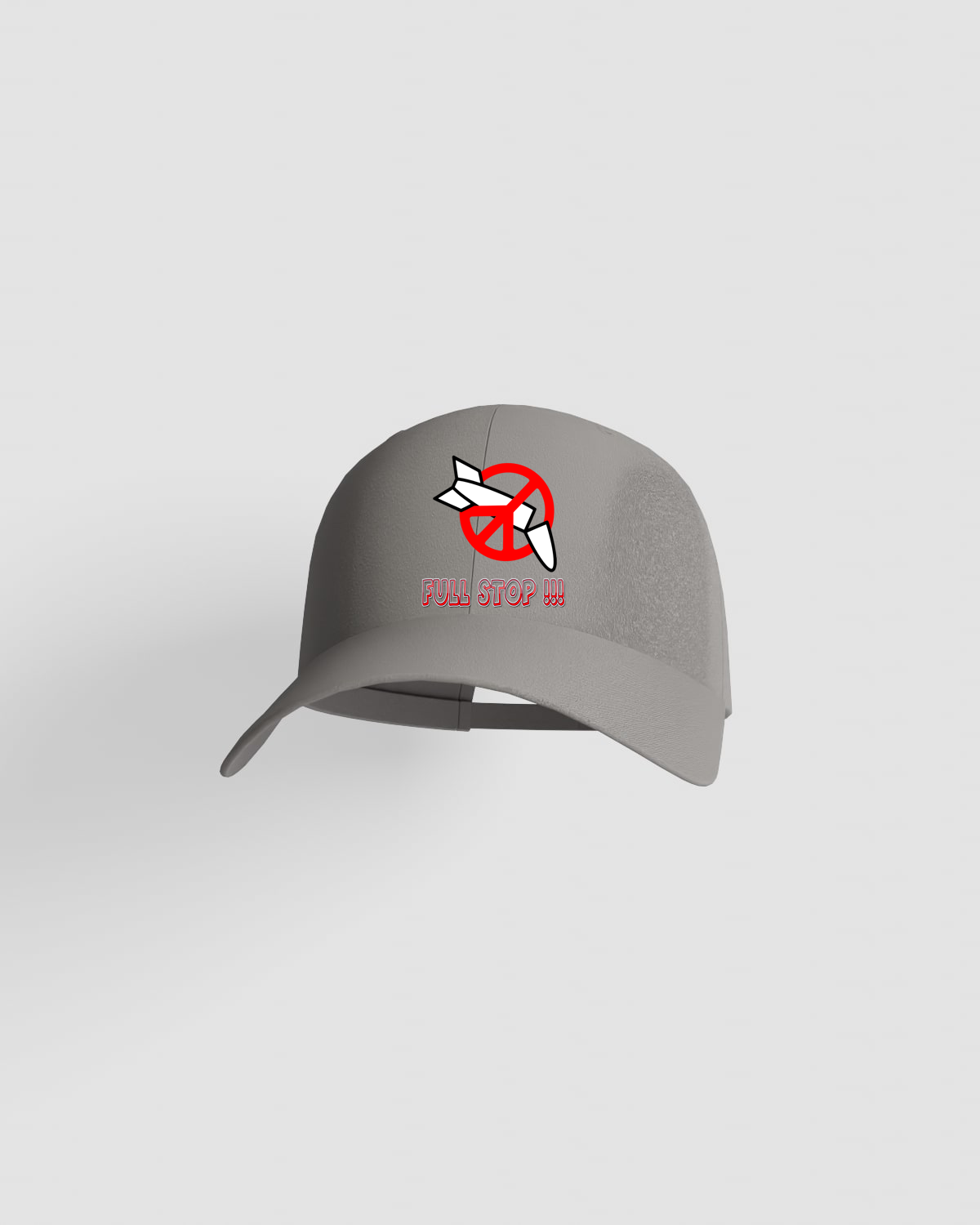 Blackbird-Art Cappellino personalizzabile 100% cotone Grigioproduct image