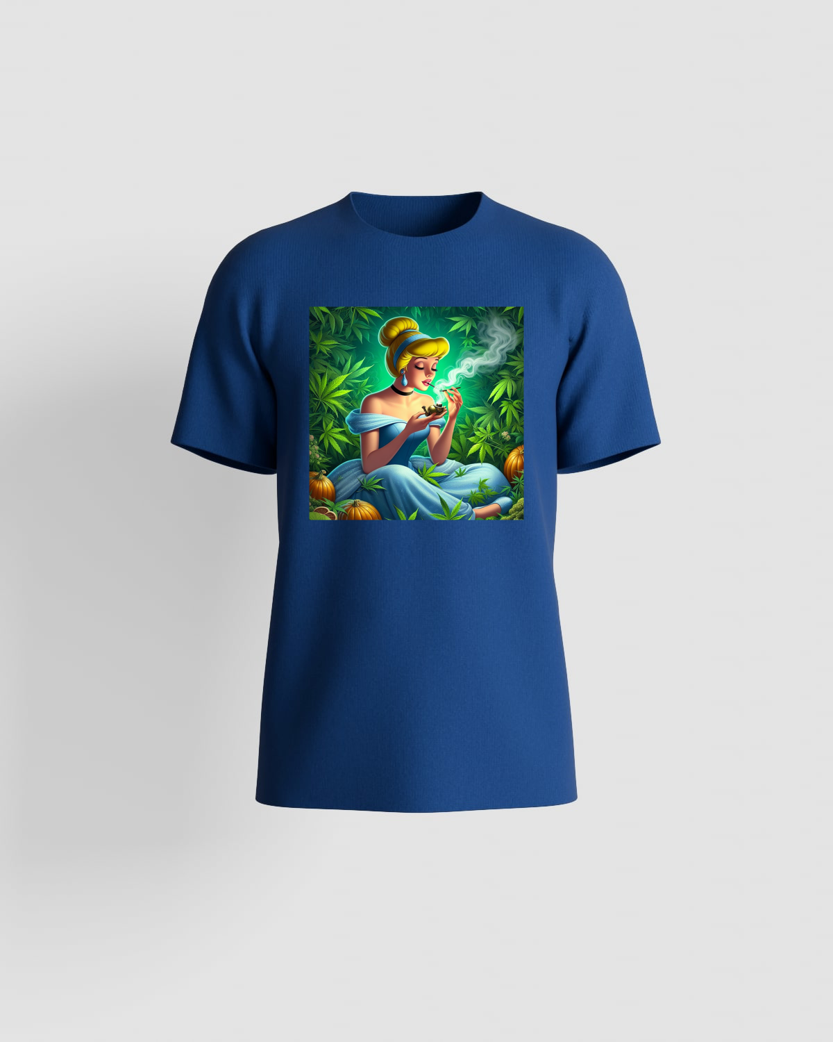 Weedcraft T-shirt, customizable, 100% cotton, unisex, Blueproduct image