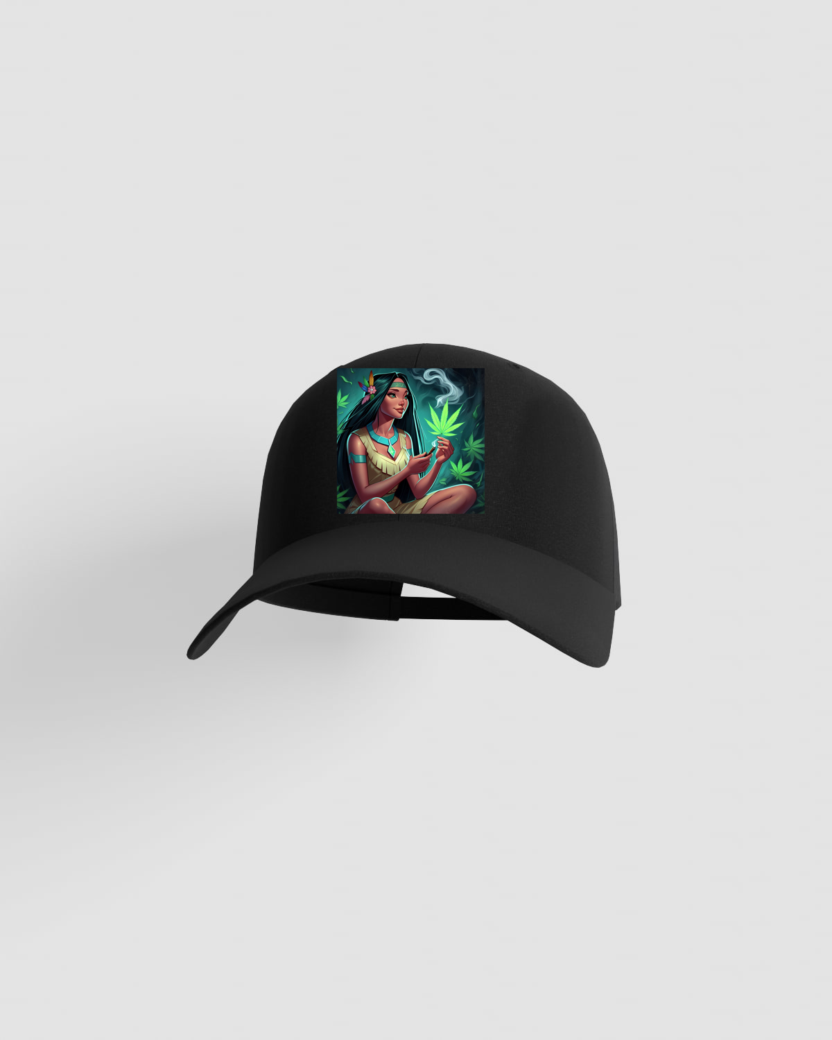 Weedcraft Cap, customizable, 100% cotton, unisex, Blackproduct image