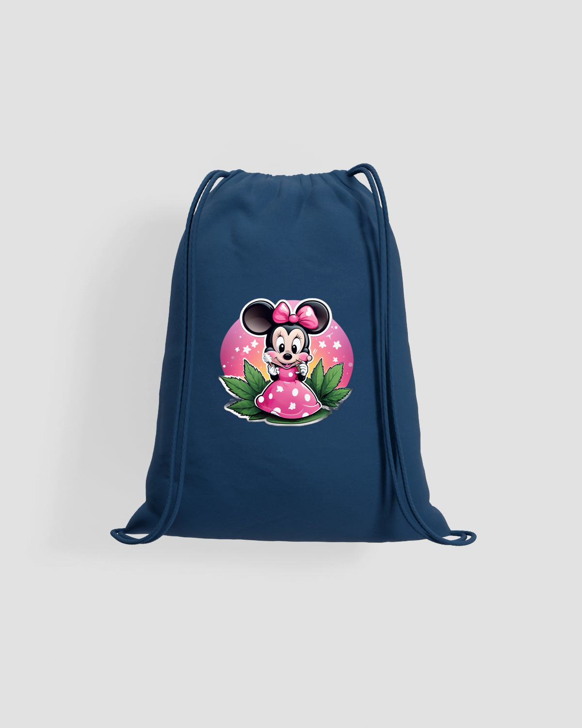 Weedcraft Pink Minnie Mouse Drawstring Bagproduct image