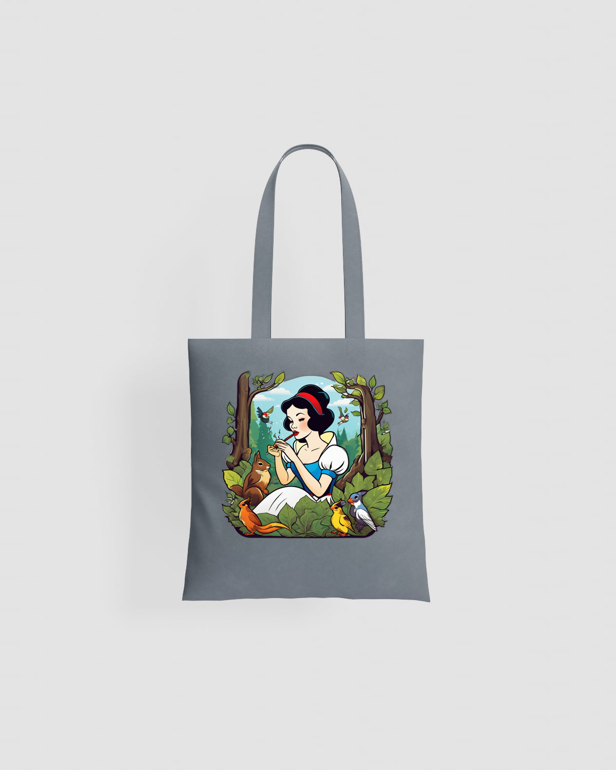 Weedcraft Snow White Bird TOTE BAGSproduct image