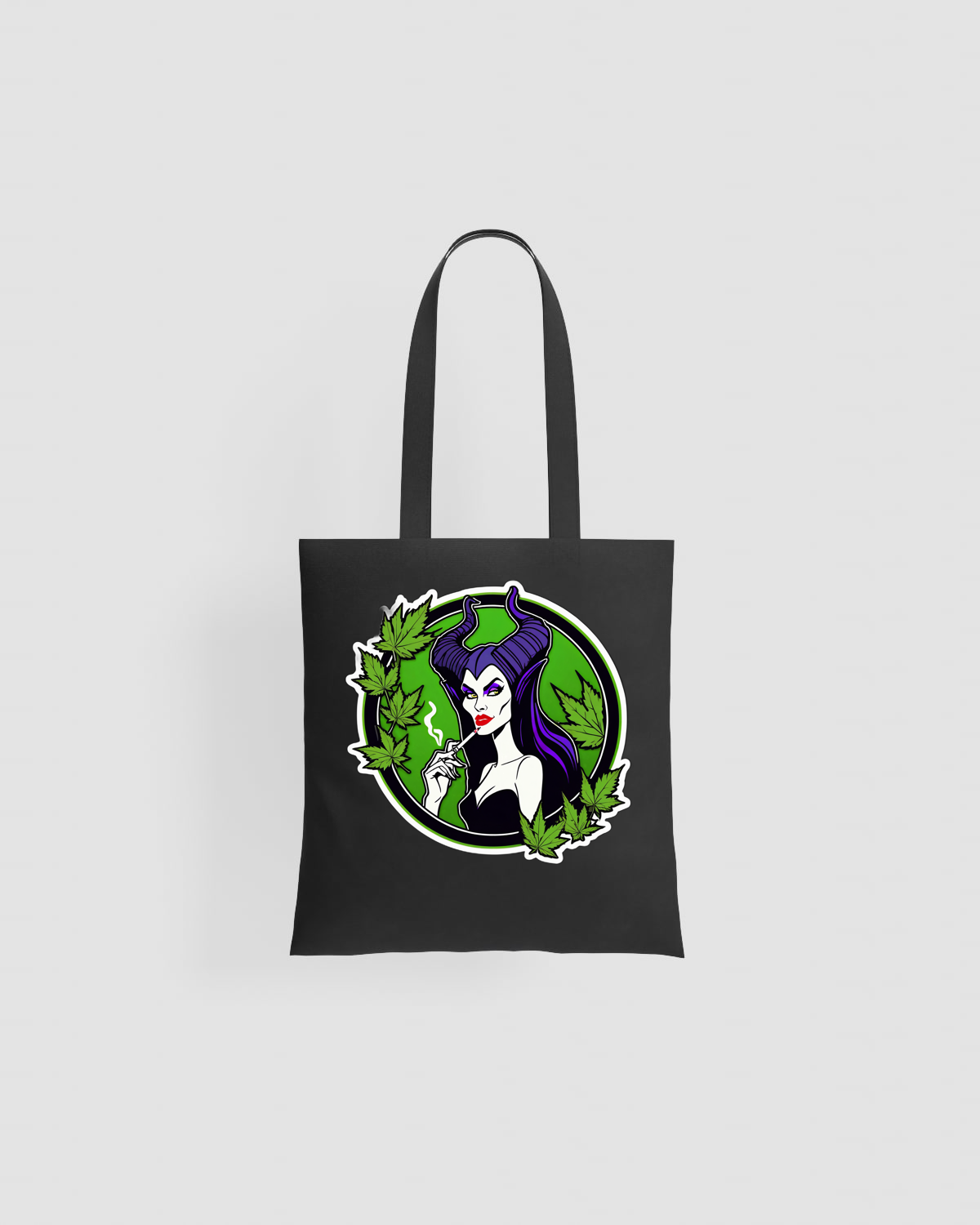 Weedcraft Green Cannabis Princess Tote Bagsproduct image