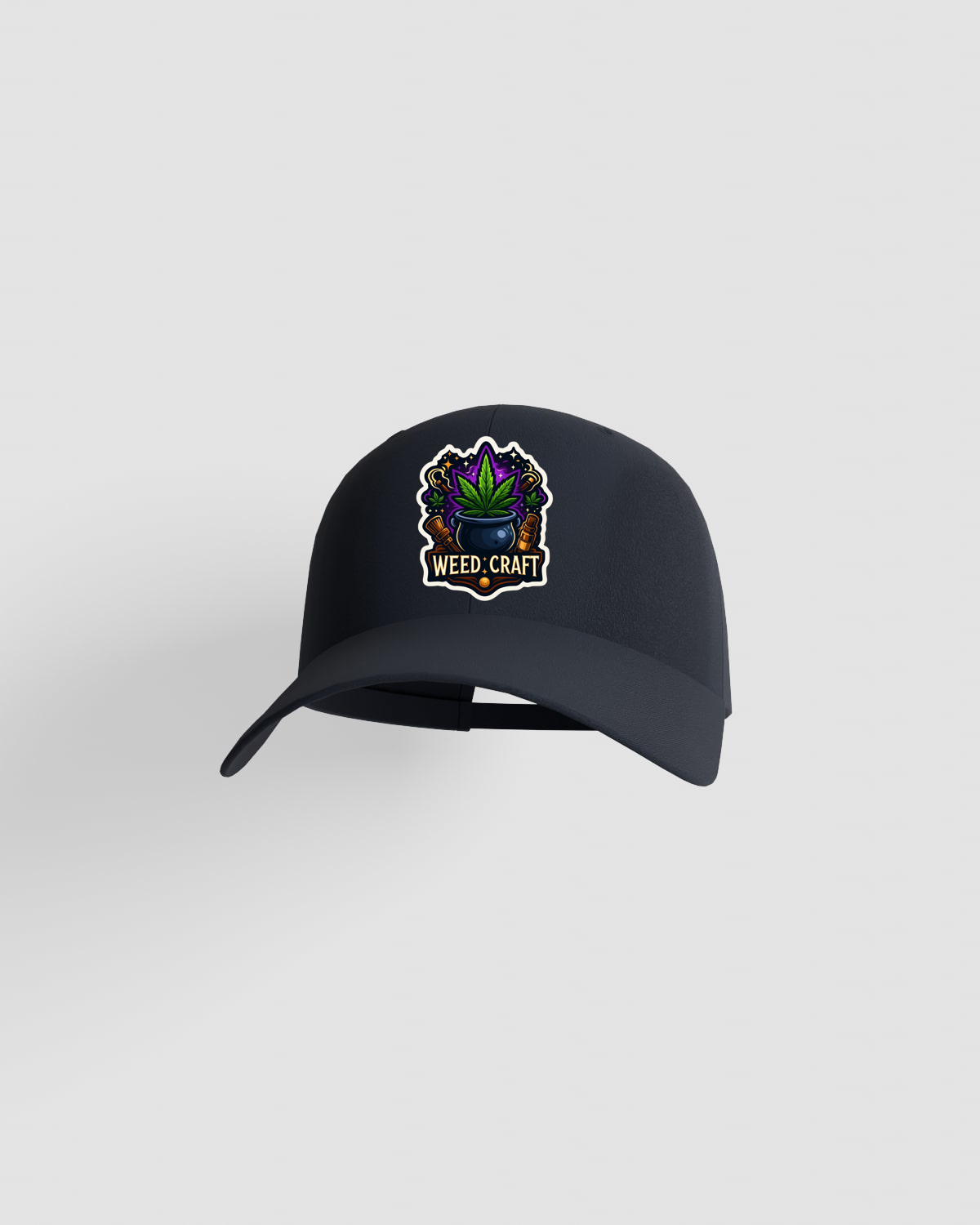 Weedcraft Cap, customizable, 100% cotton, unisex, Navyproduct image