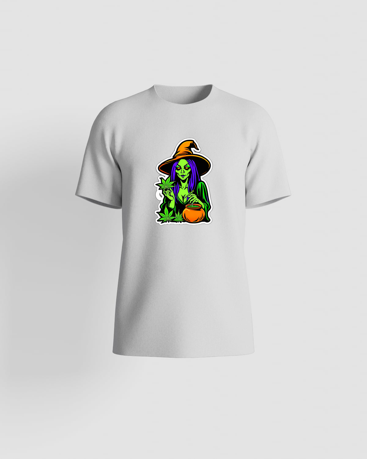 Weedcraft T-Shirt: Witch Brewing Green Cannabis Potproduct image