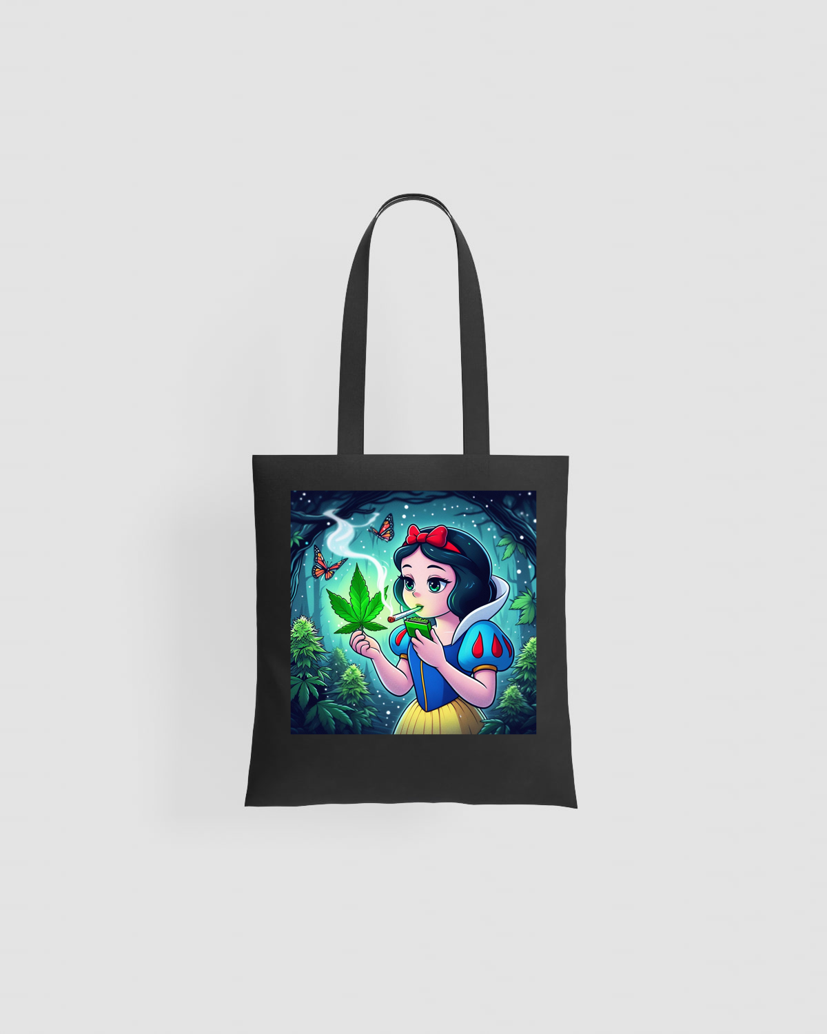 Weedcraft Tote bag, customizable, 100% cotton, unisex, Blackproduct image