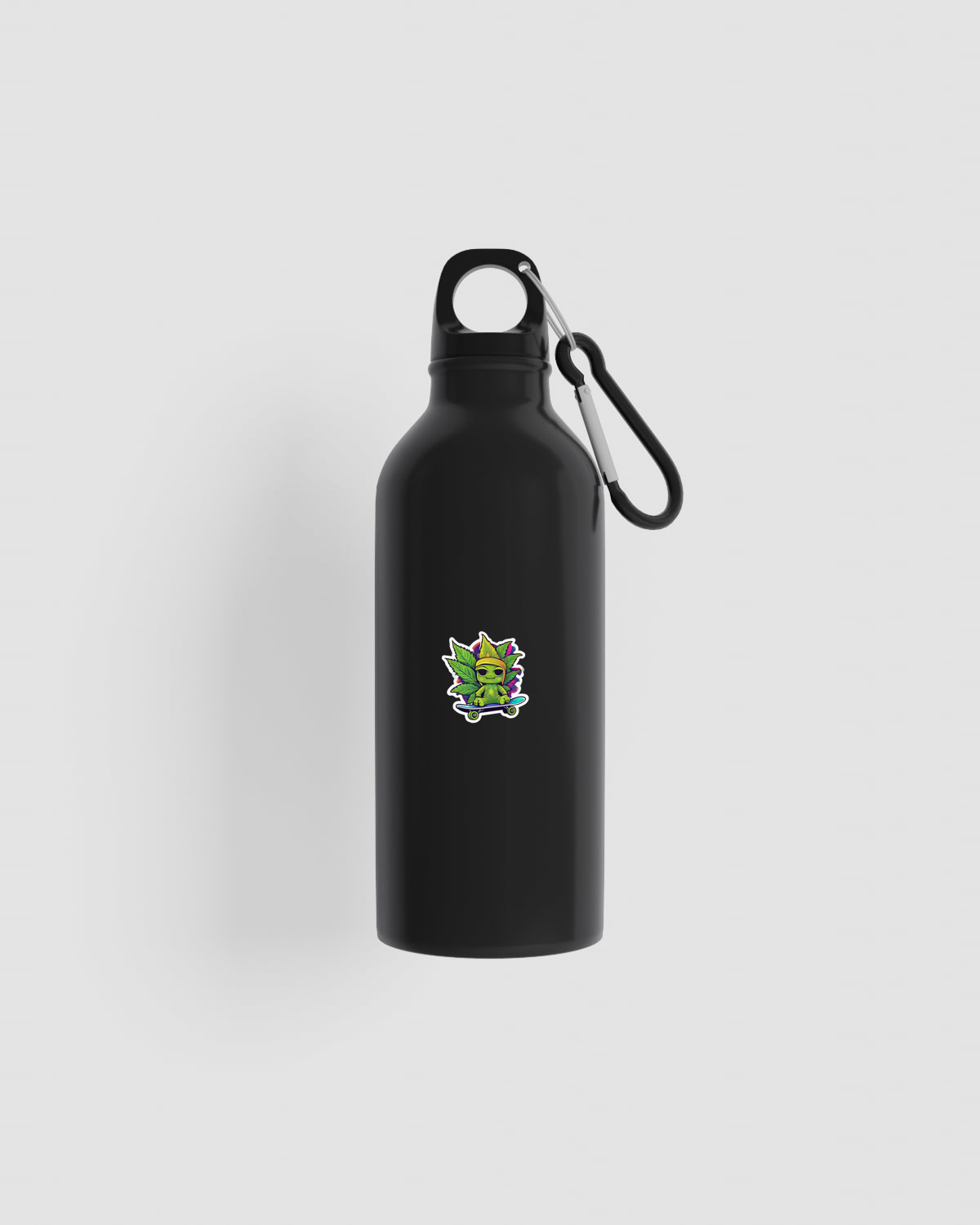 Weedcraft Green Water Bottle: Skate Leafproduct image
