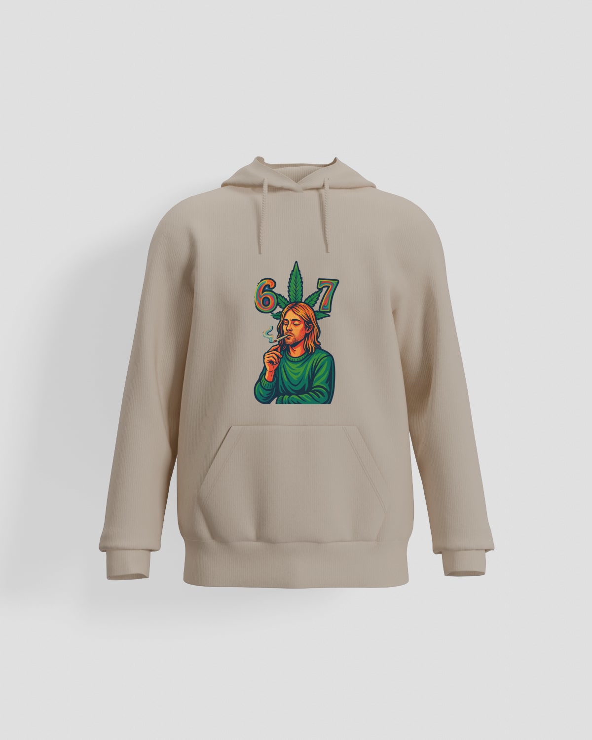 Weedcraft Black Grunge Smoke Sweatshirtproduct image