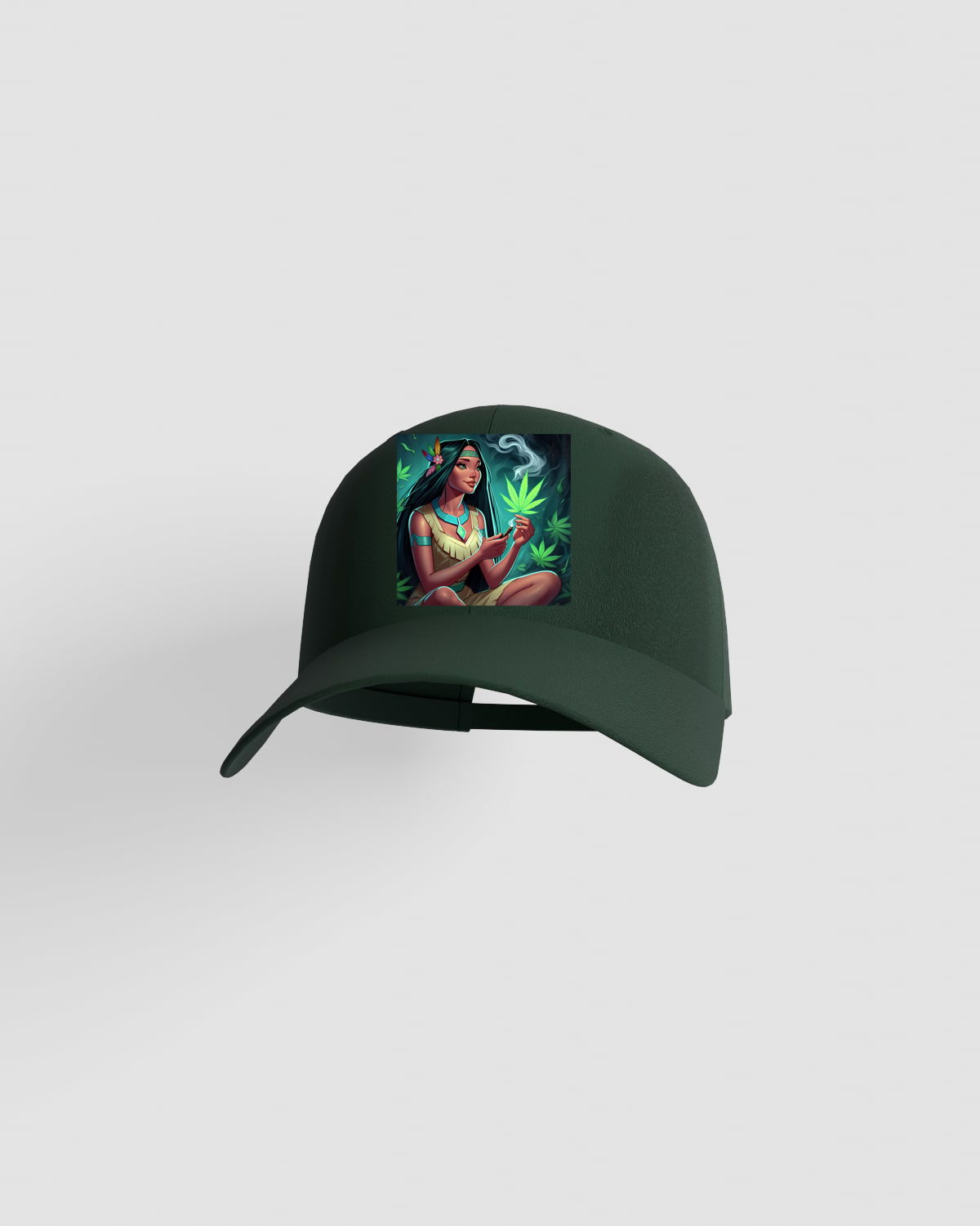 Weedcraft Cap, customizable, 100% cotton, unisex, Greenproduct image