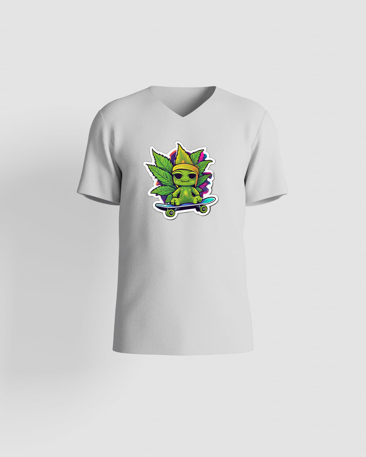 Weedcraft Green T-Shirt Skate Leafproduct image