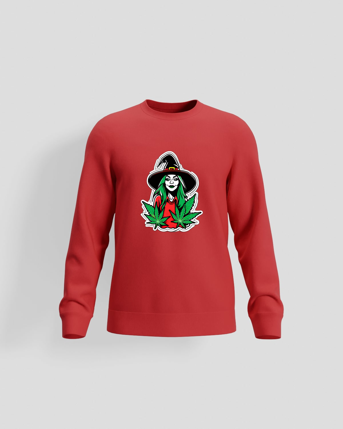 Weedcraft Witchy Green Leaf Sweatshirtproduct image