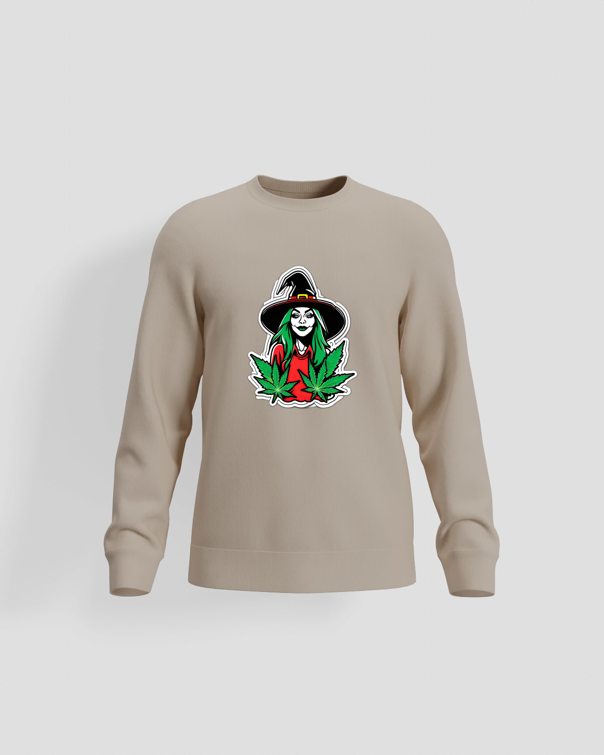 Weedcraft Witchy Marijuana Leaf Sweatshirtproduct image