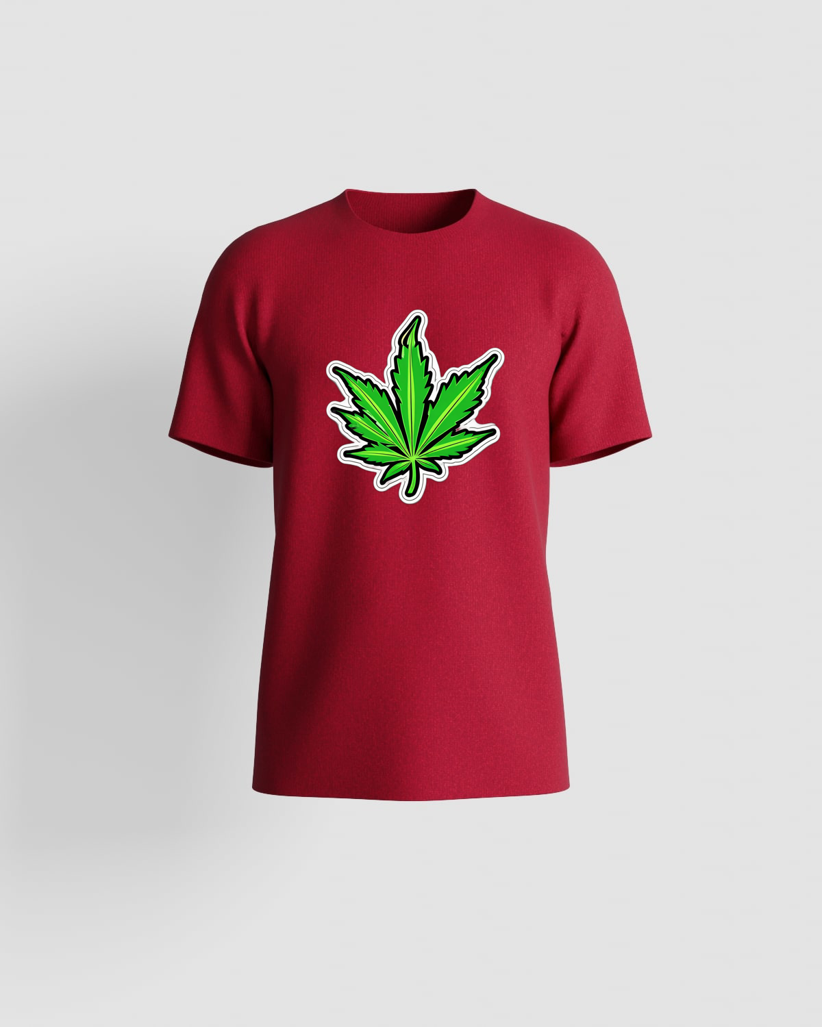 Weedcraft T-shirt, customizable, 100% cotton, unisex, Redproduct image