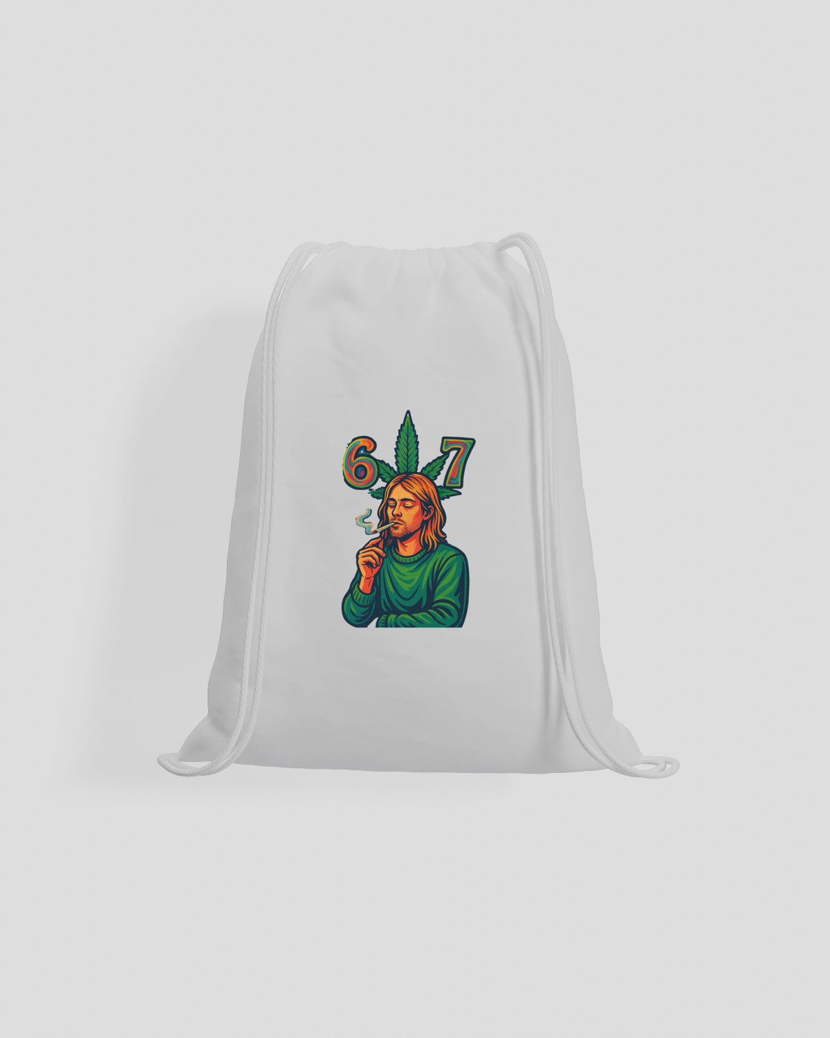 Weedcraft Black Drawstring Bag Nirvana Smokeproduct image