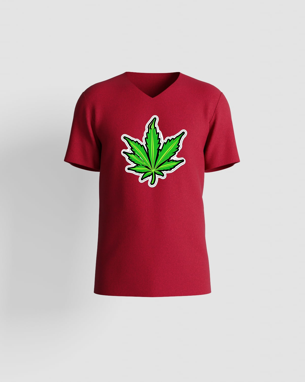 Weedcraft T-shirt, customizable, 100% cotton, unisex, Redproduct image