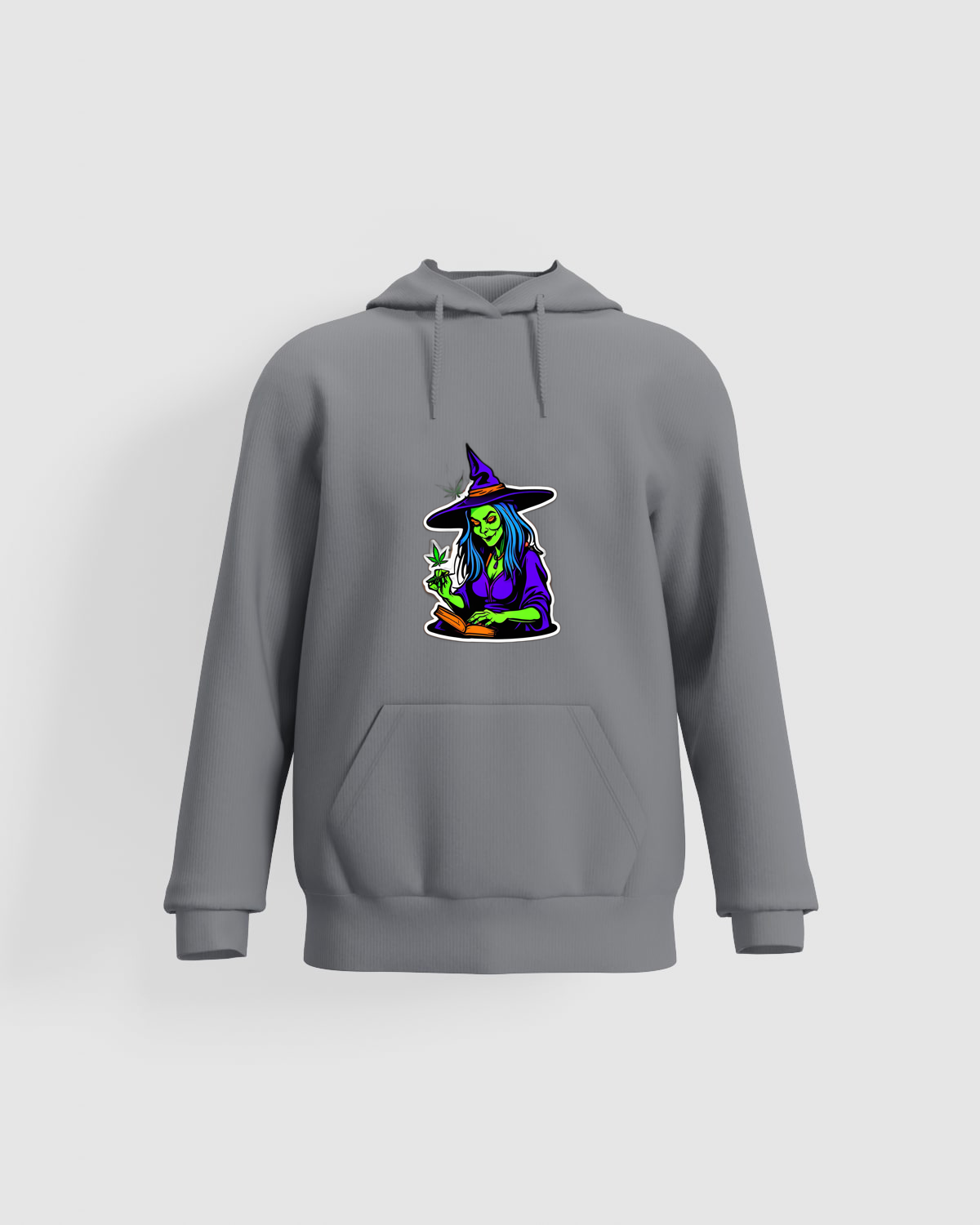 Weedcraft Green Herb Witch Book Reader Sweatshirtproduct image