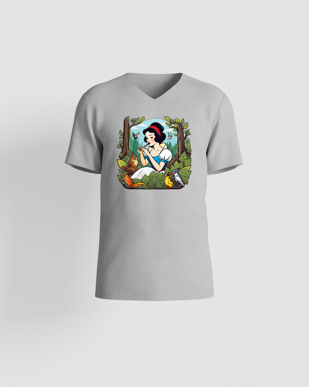 Weedcraft Snow White T-SHIRTS with Birdsproduct image