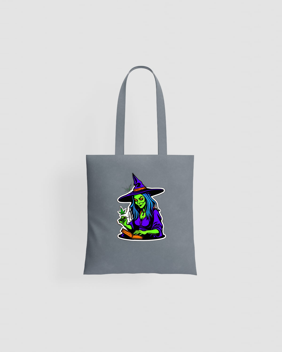 Weedcraft Green Herb Witch Tote Bagproduct image