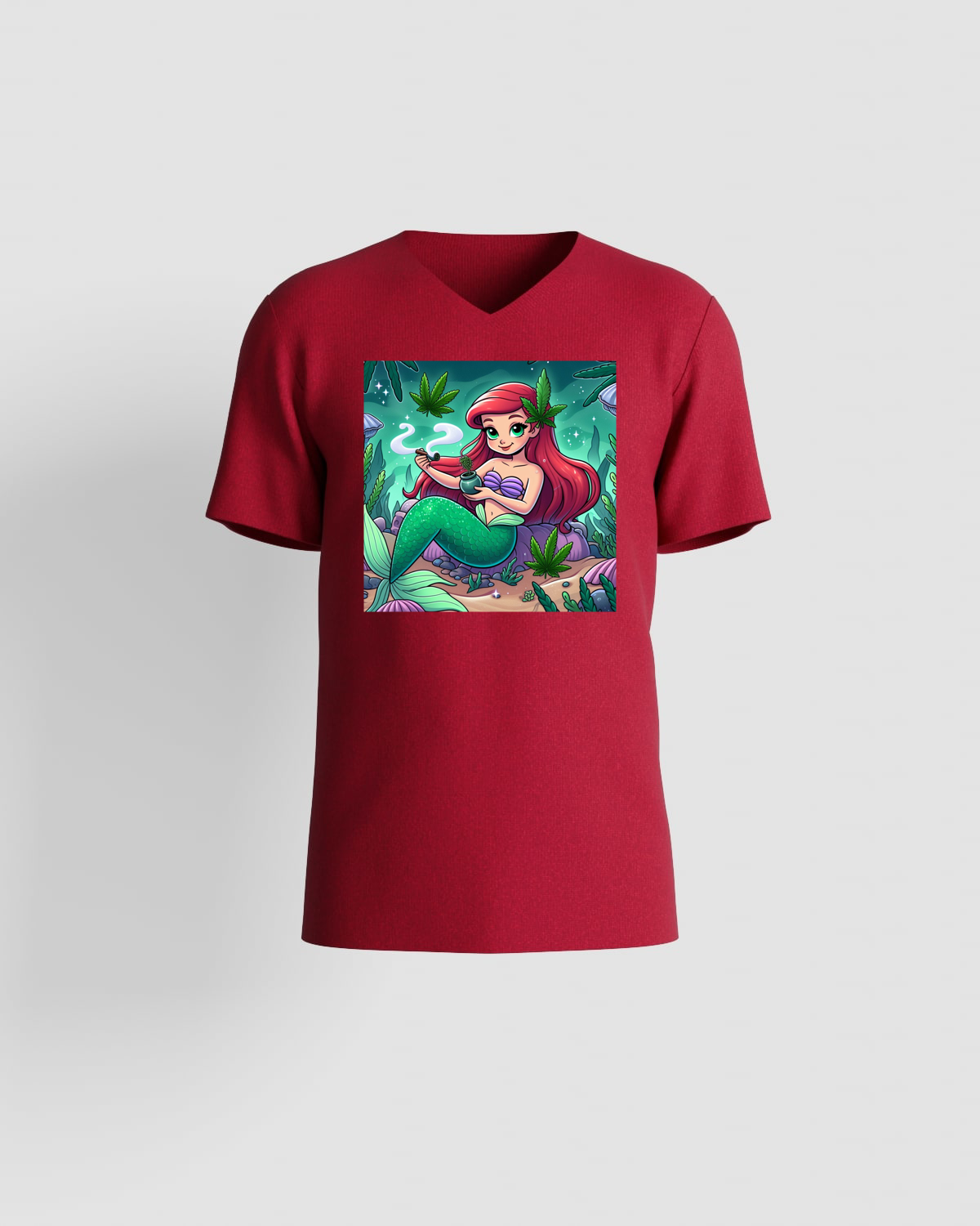 Weedcraft T-shirt, customizable, 100% cotton, unisex, Redproduct image