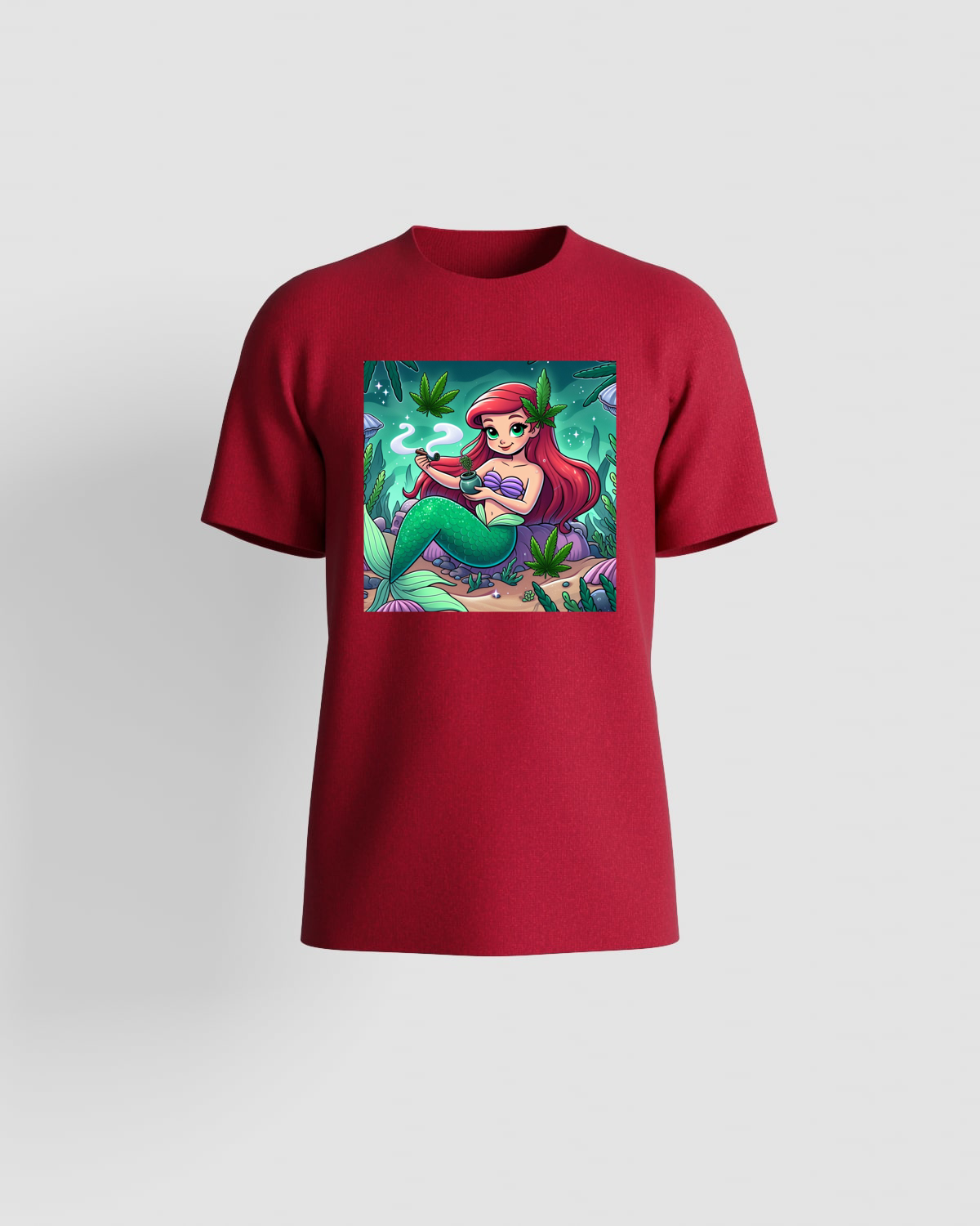 Weedcraft T-shirt, customizable, 100% cotton, unisex, Redproduct image
