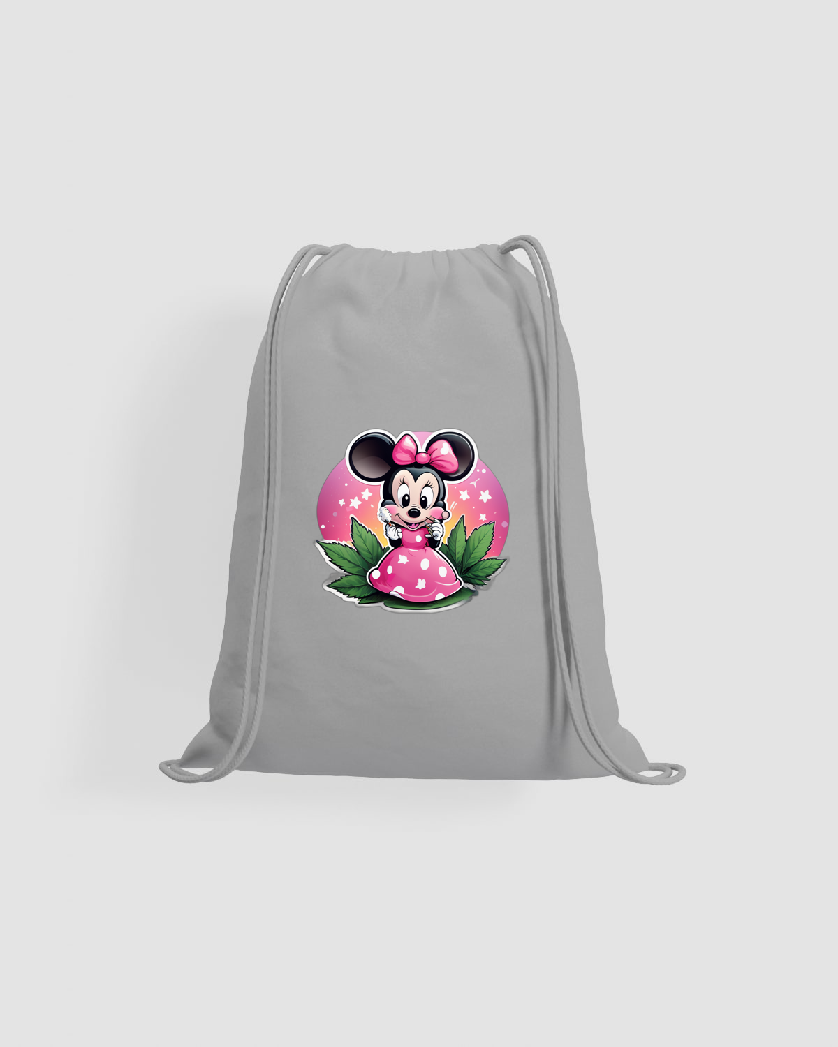 Weedcraft Pink Minnie Mouse Drawstring Bagproduct image