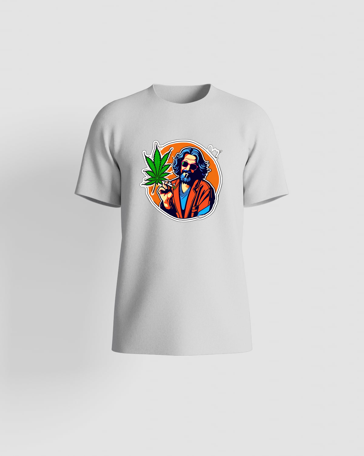 Weedcraft Green T-Shirt: Smokin' Weed Manproduct image