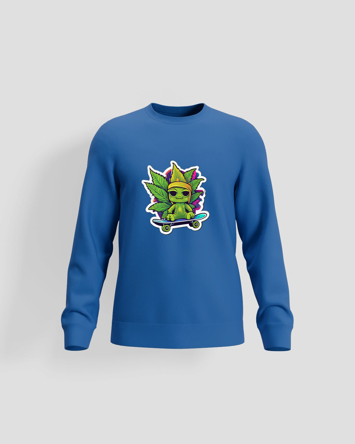 Weedcraft Green Sweatshirt Skate Leafproduct image