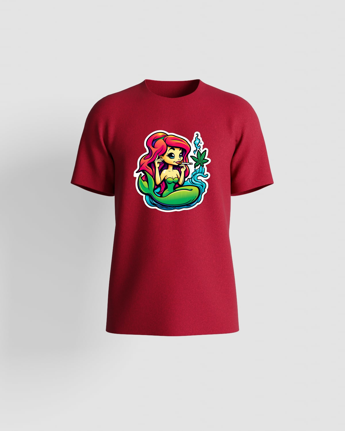 Weedcraft T-shirt, customizable, 100% cotton, unisex, Redproduct image