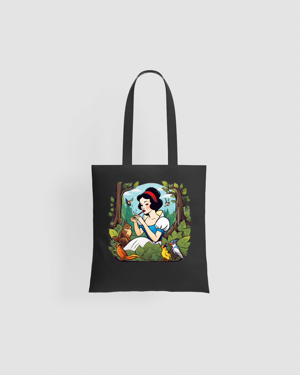 Weedcraft Snow White Bird TOTE BAGSproduct image