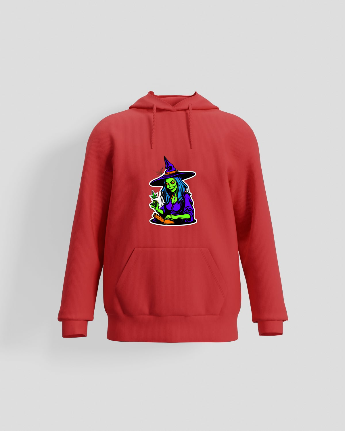 Weedcraft Sweatshirt: Green Witch Book Readerproduct image