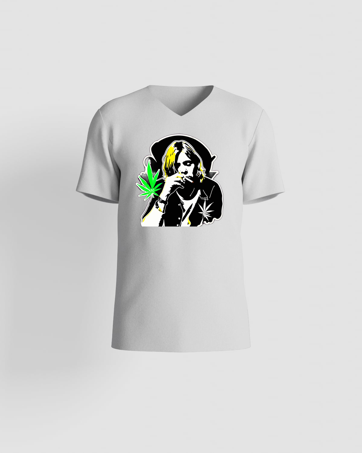 Weedcraft Black Grunge Marijuana T-Shirtproduct image