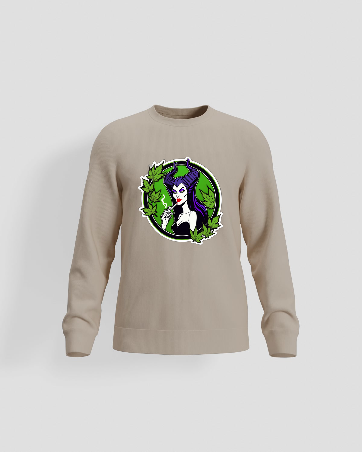 Weedcraft Green Sweatshirt: Cannabis Queenproduct image
