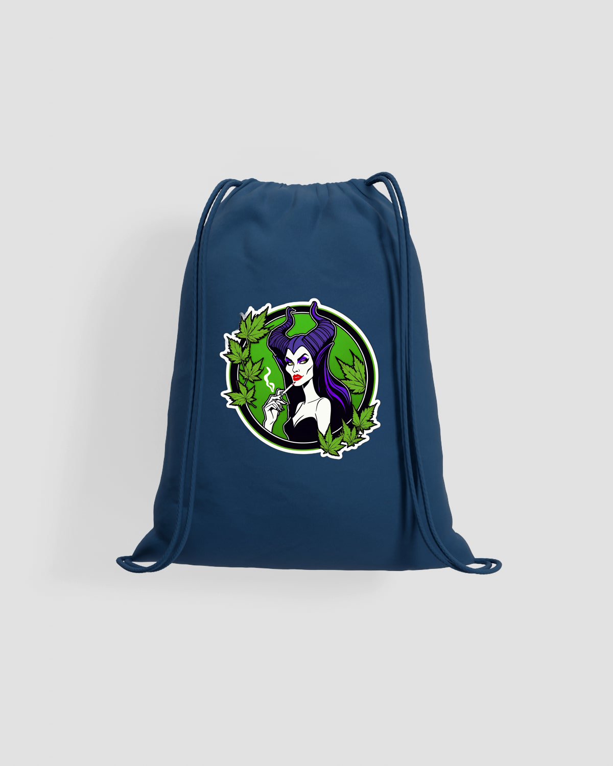 Weedcraft Green Cannabis Queen Drawstring Bagproduct image