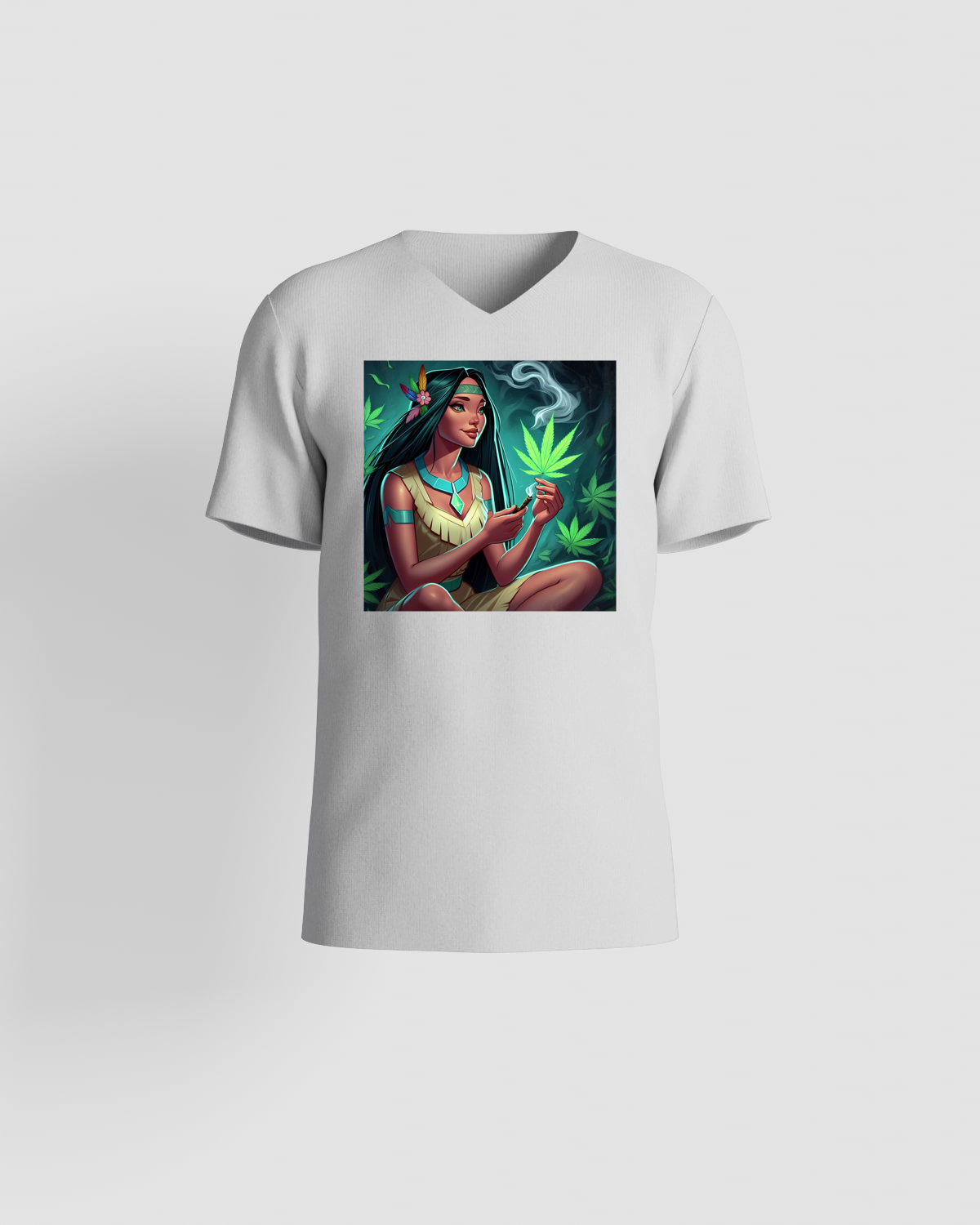 Weedcraft T-shirt, customizable, 100% cotton, unisex, Whiteproduct image