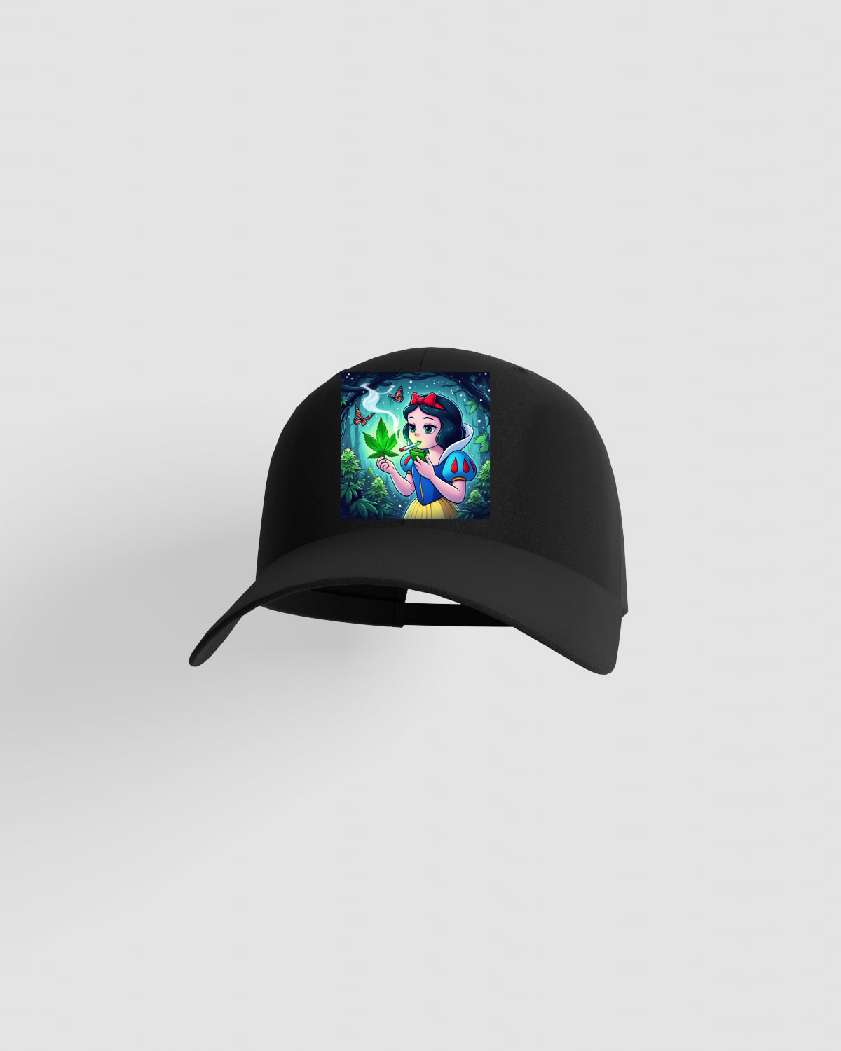 Weedcraft Cap, customizable, 100% cotton, unisex, Blackproduct image