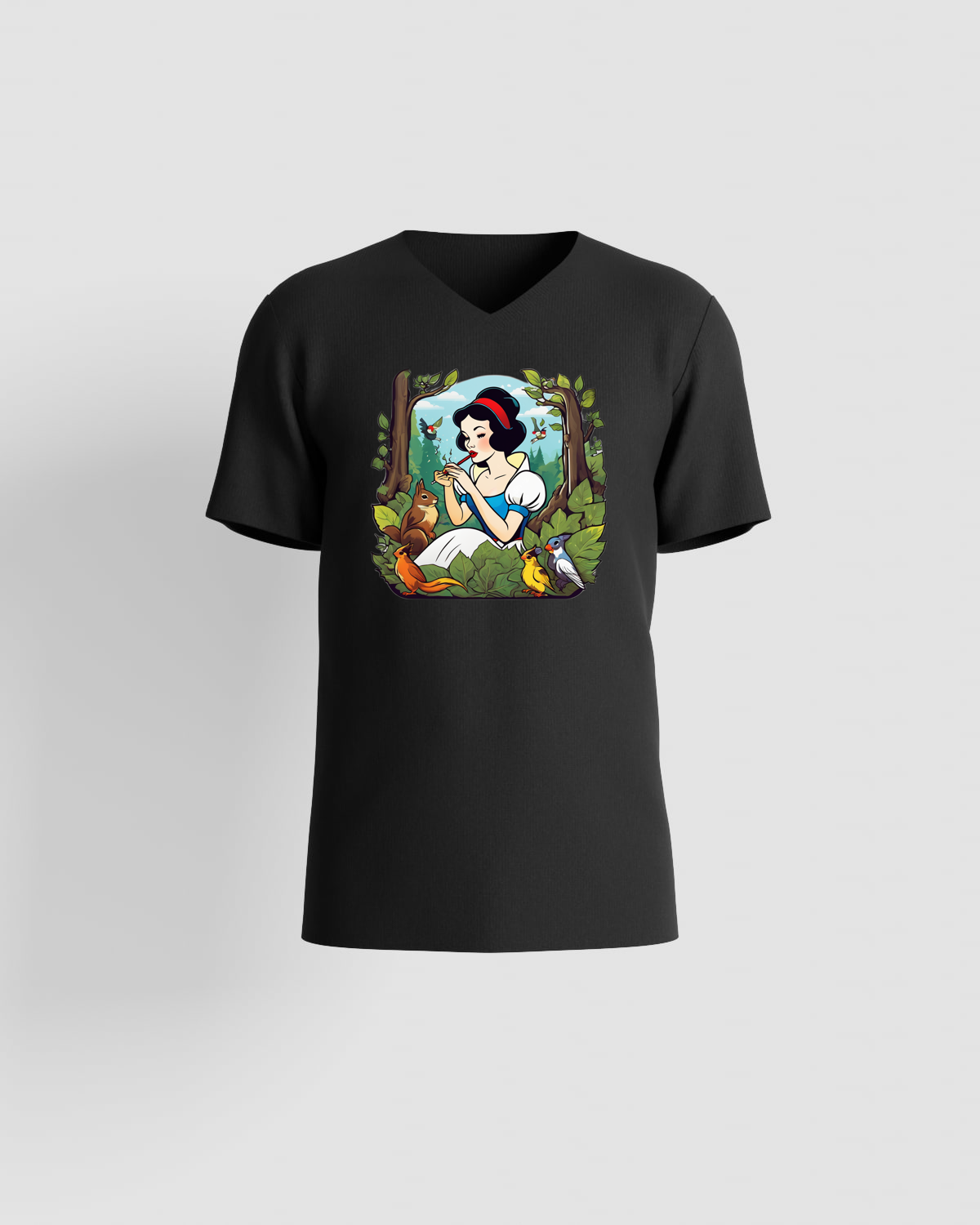 Weedcraft White T-SHIRTS Snow White Portraitproduct image