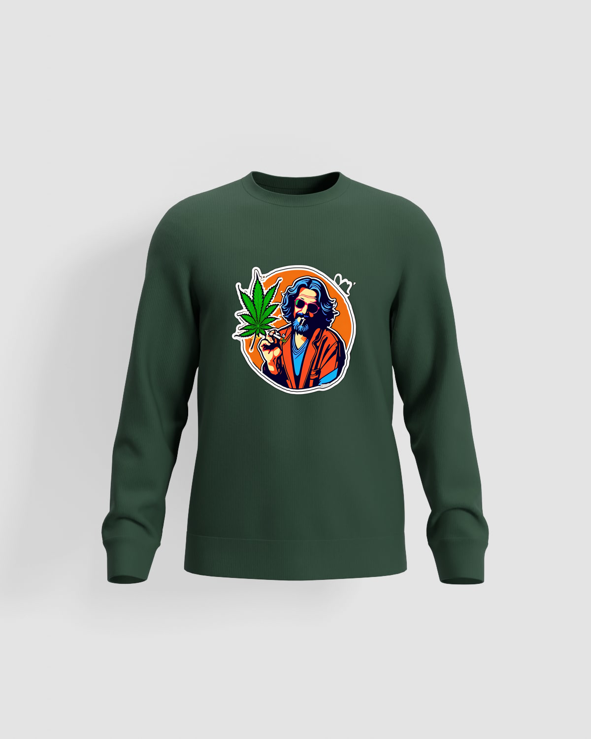 Weedcraft Green Marijuana Man Sweatshirtproduct image