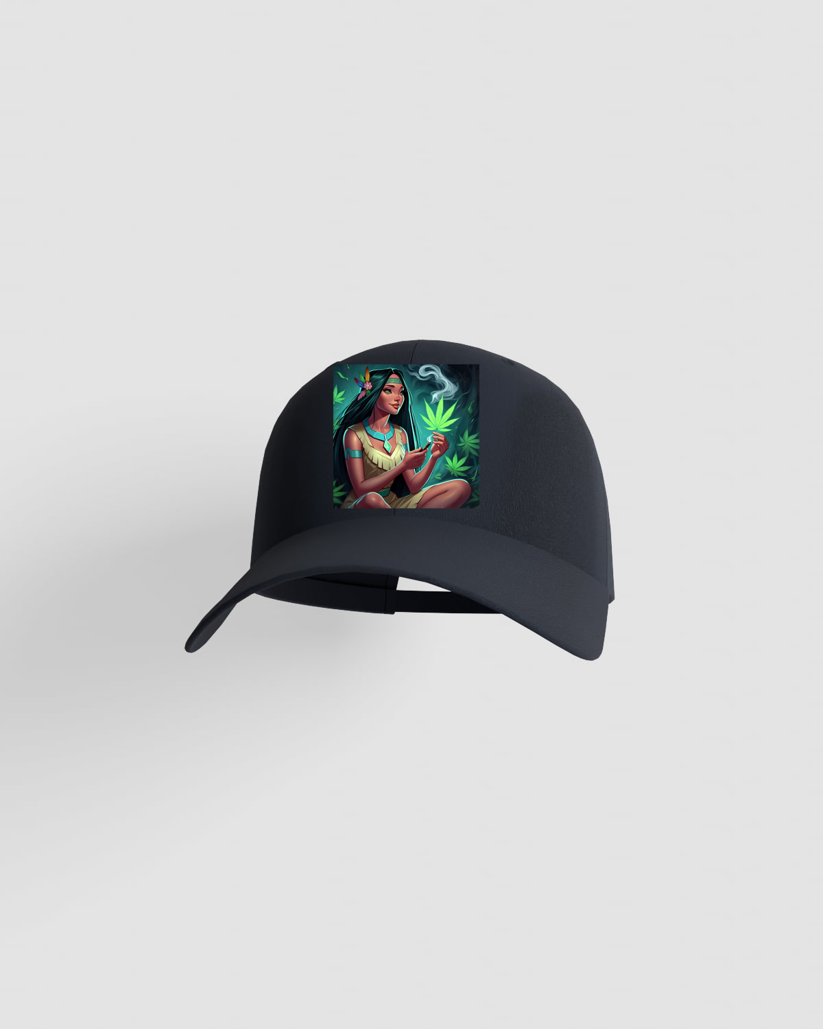Weedcraft Cap, customizable, 100% cotton, unisex, Navyproduct image
