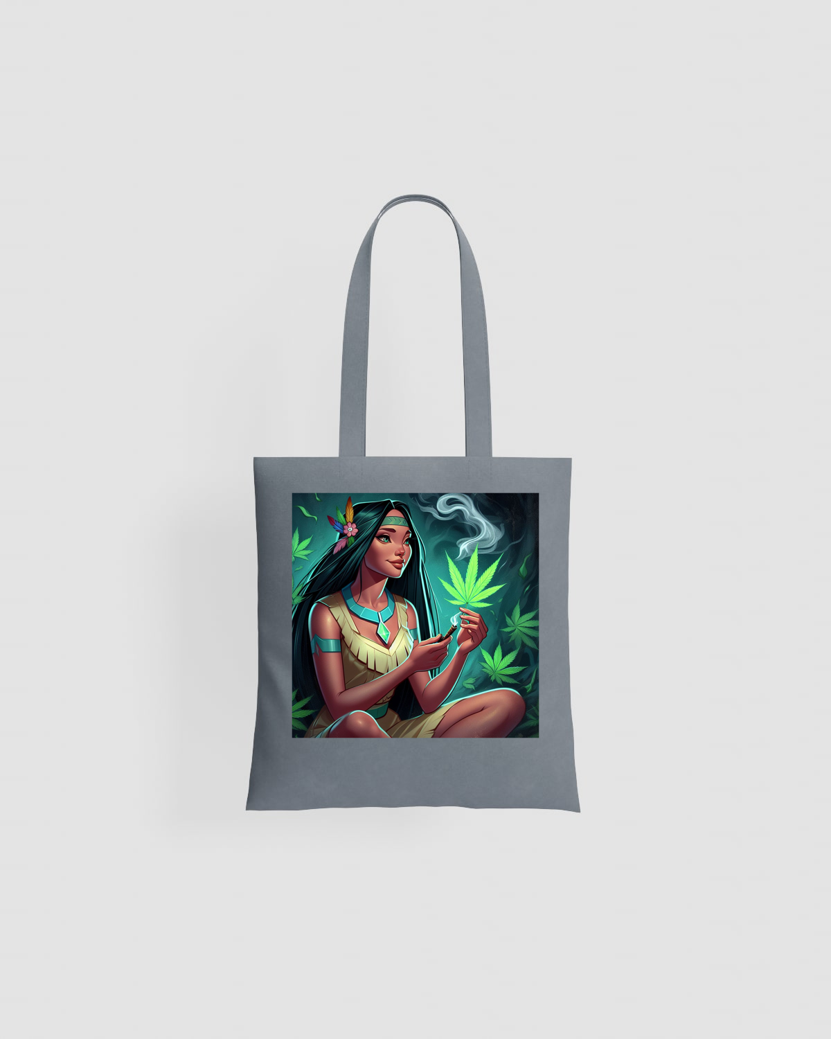 Weedcraft Tote bag, customizable, 100% cotton, unisex, Greyproduct image